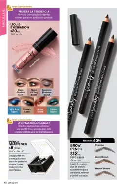 JAFRA folleto │ válido desde el 01.07.2025 | Página: 40 | Productos: Maquillaje, Delineador, Sacapuntas