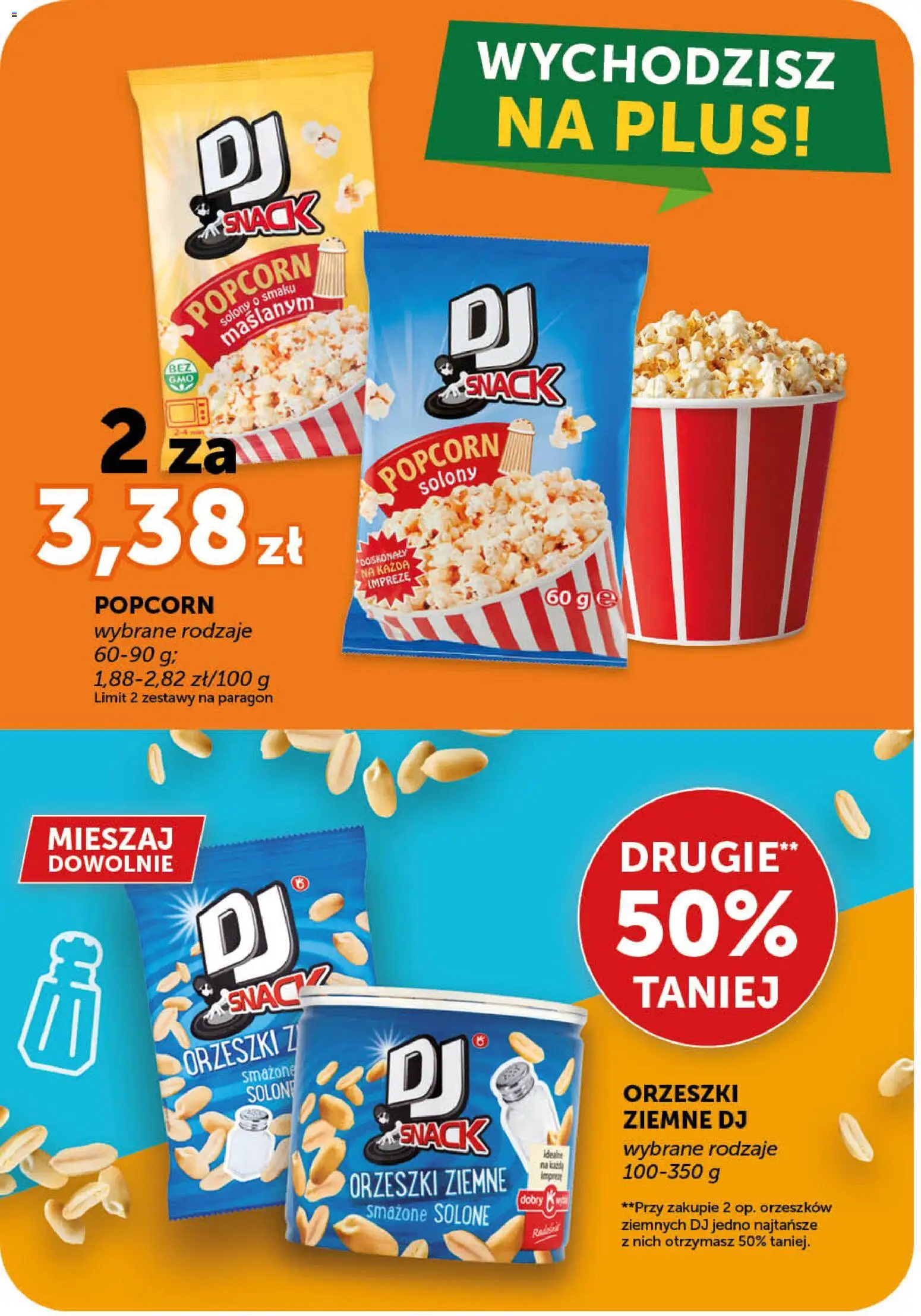 ABC gazetka - Market od 09.04.2026 | Strona: 9 | Produkty: Orzeszki ziemne, Popcorn