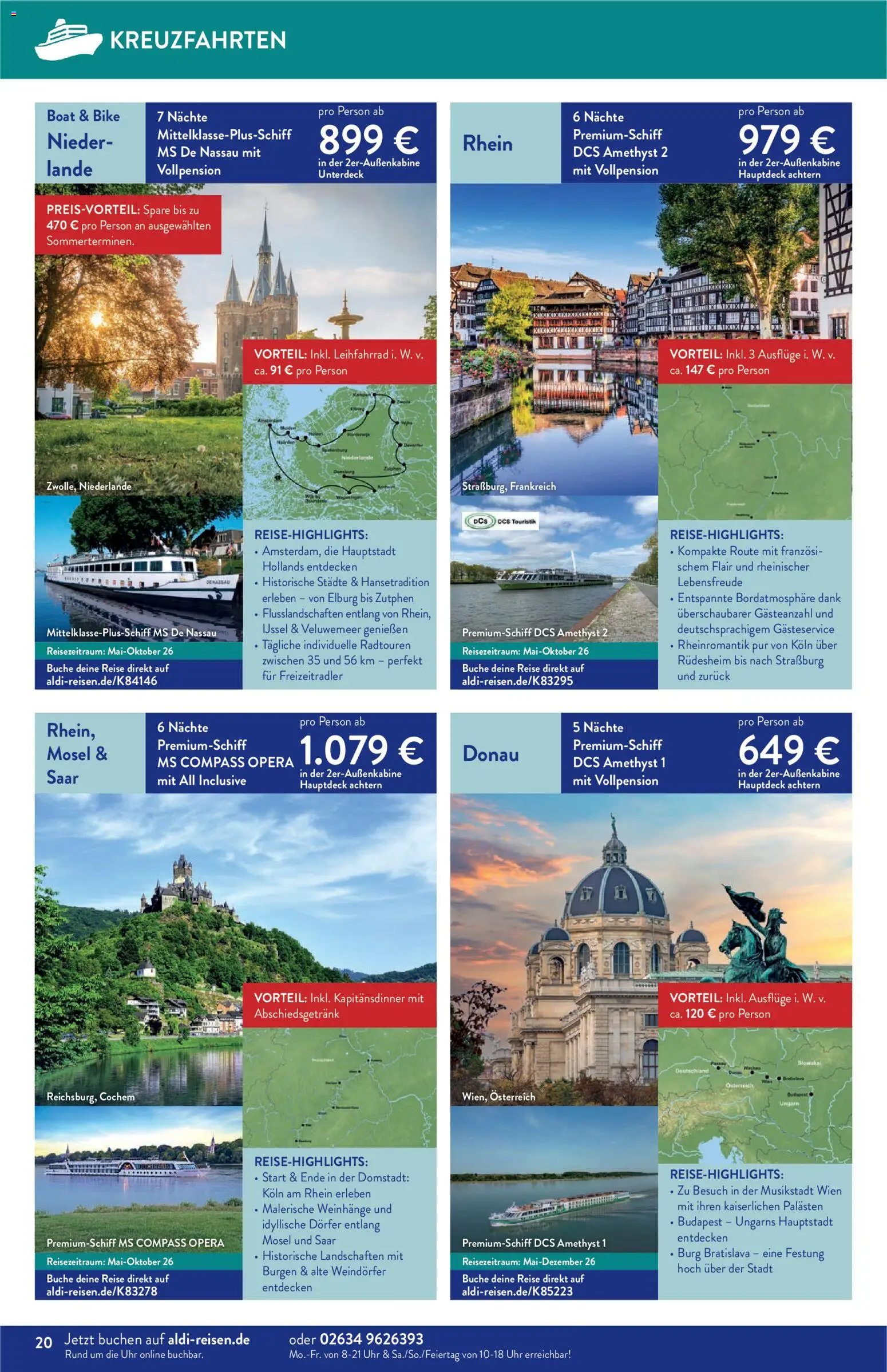 Aldi Reisen Prospekt 	 – gültig ab 01.03.2026 | Seite: 20 | Produkte: Uhr