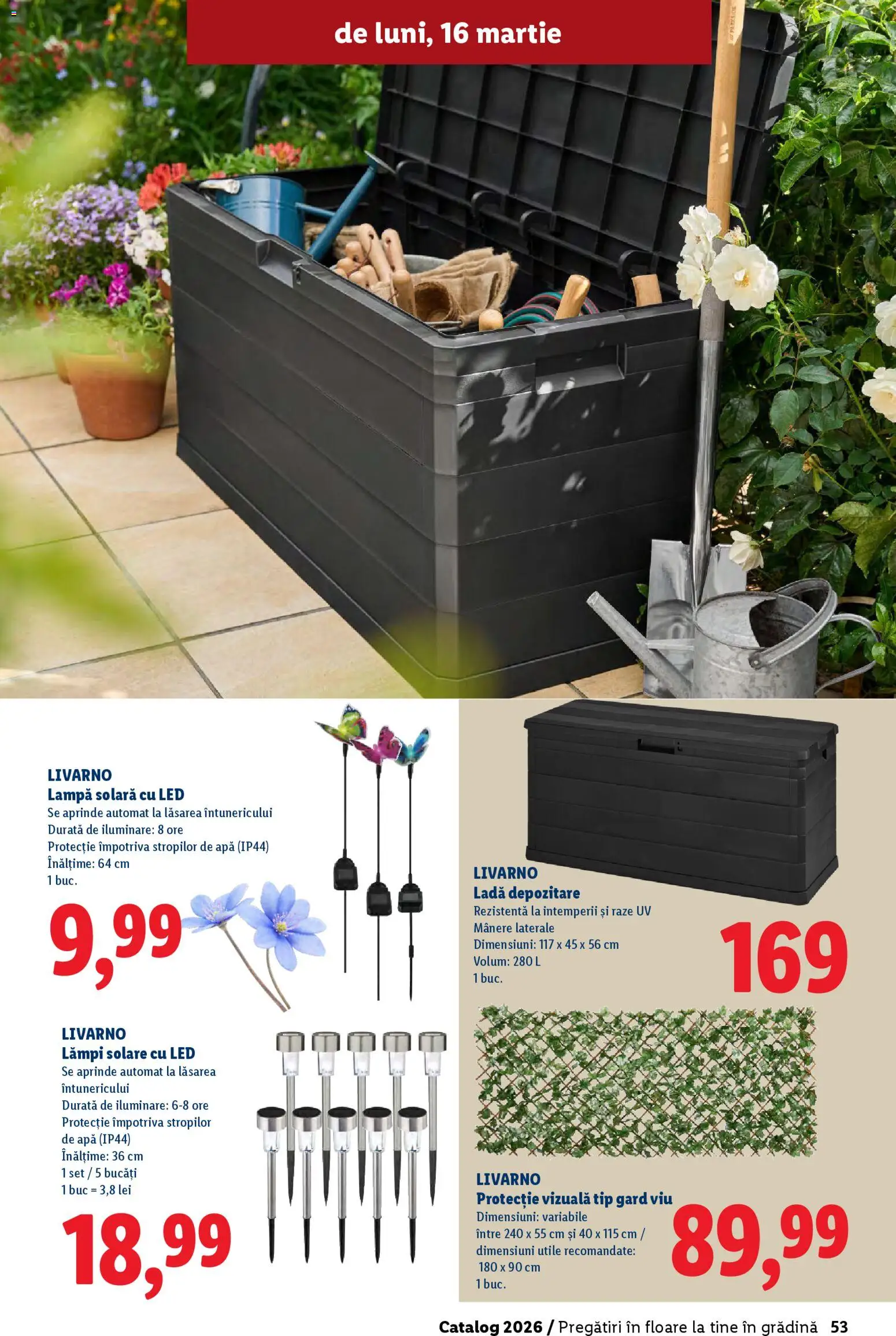Noul catalog Lidl – valabil de la 19.02.2026 | Pagină: 53 | Produse: Babak, Lampă, Apă