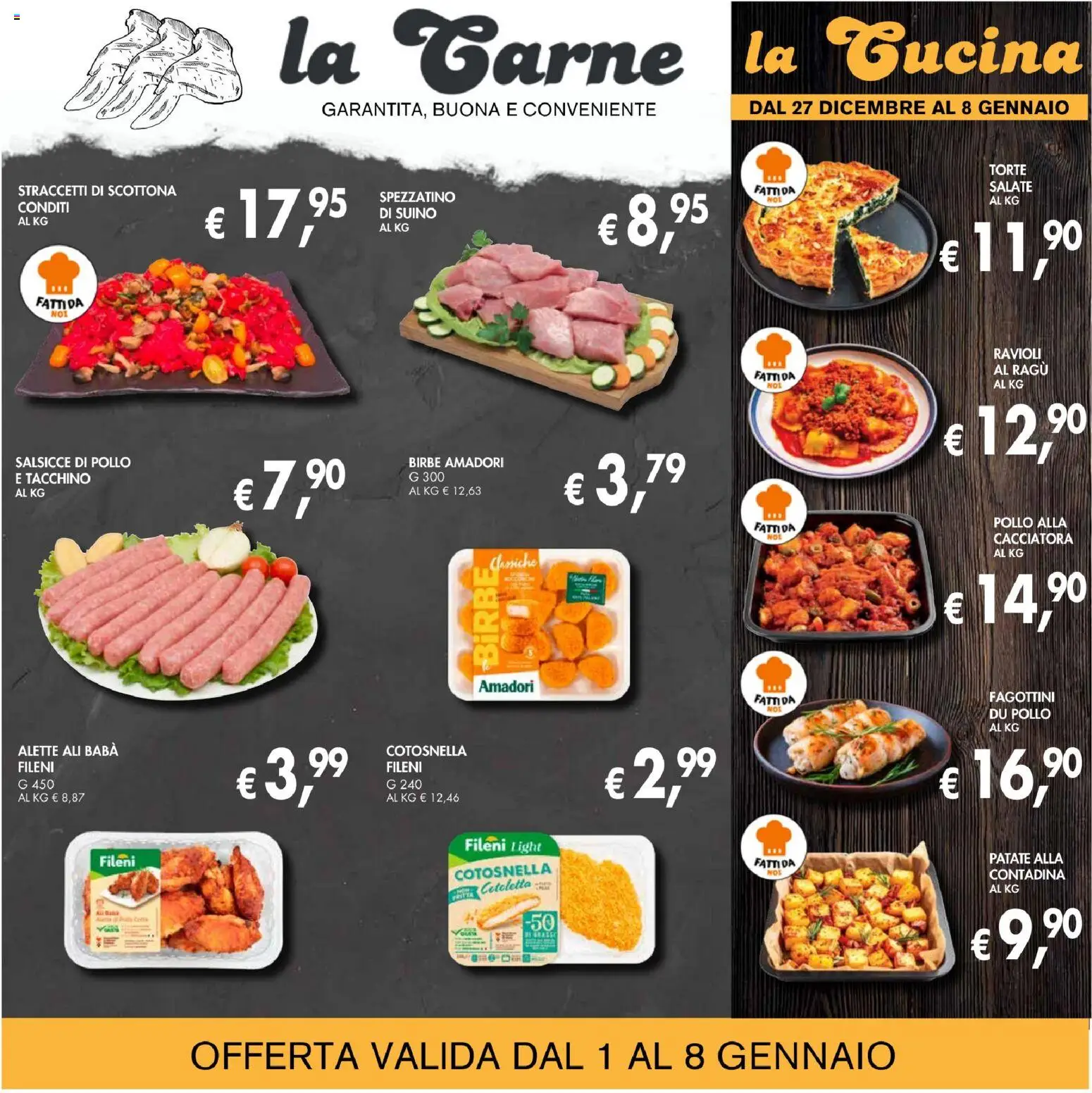 Volantino Coal del 27.12.2025 | Pagina: 5 | Prodotti: Pollo, Patate, Suino, Tacchino