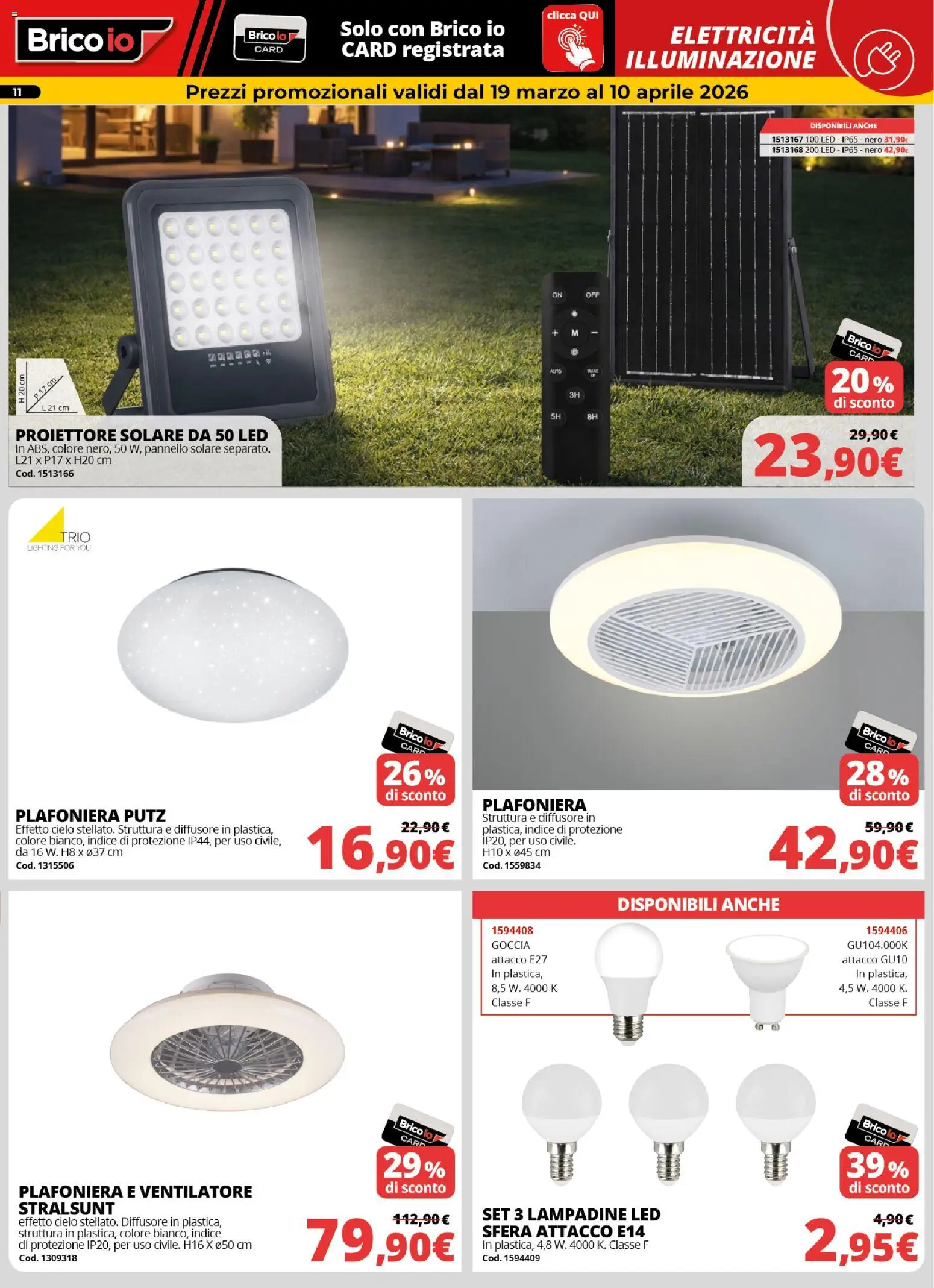 Volantino Brico io del 19.03.2026 | Pagina: 11 | Prodotti: Ventilatore