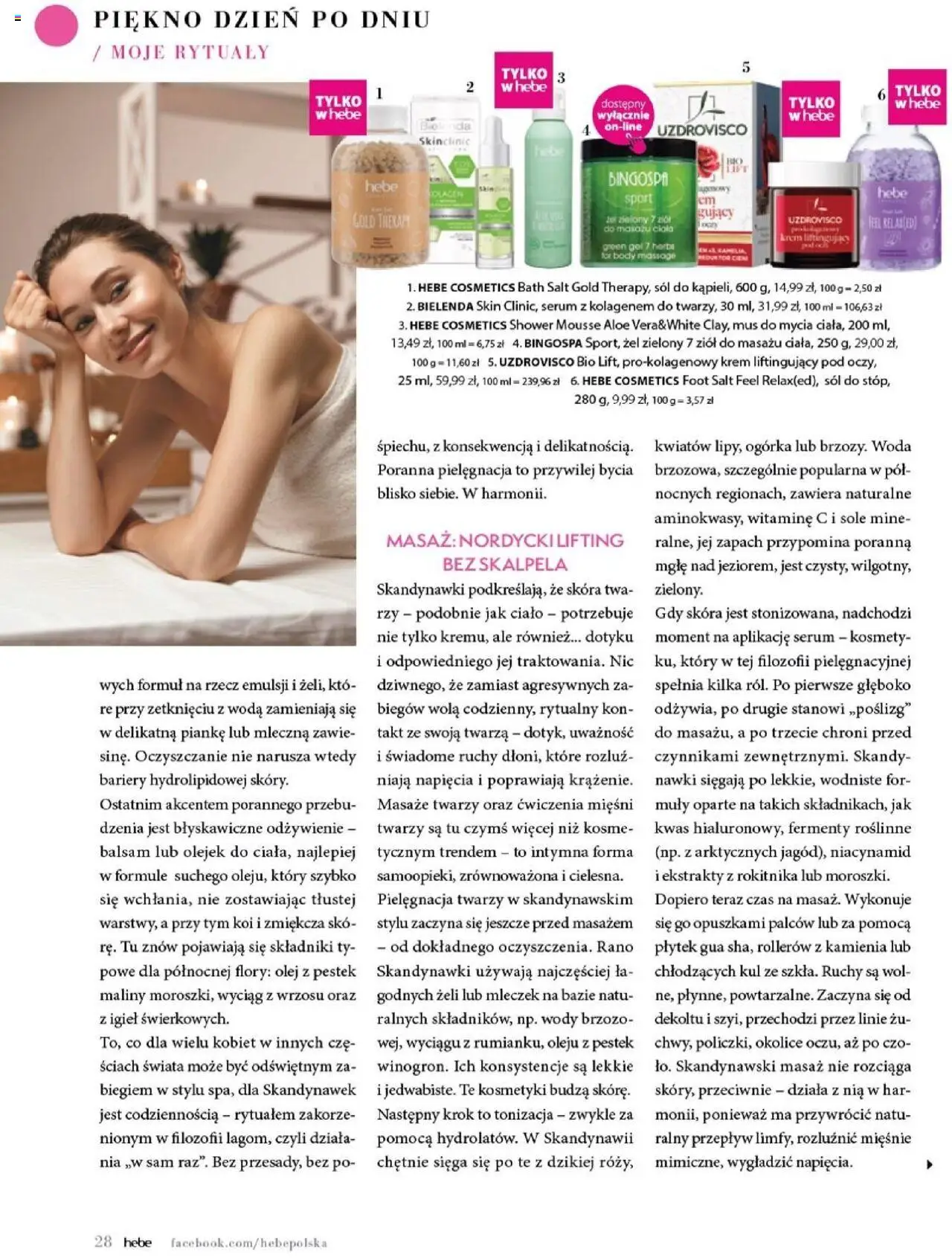 Hebe Gazetka - Magazyn od 01.07.2025 | Strona: 28 | Produkty: Zapach, Olej, Body, Krem
