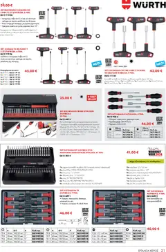 WURTH - Νέο Έντυπο Εργαλεία Χειρός σε ισχύ από 01.10.2025 | Σελίδα: 21 | Προϊόντα: Sähköhammasharja