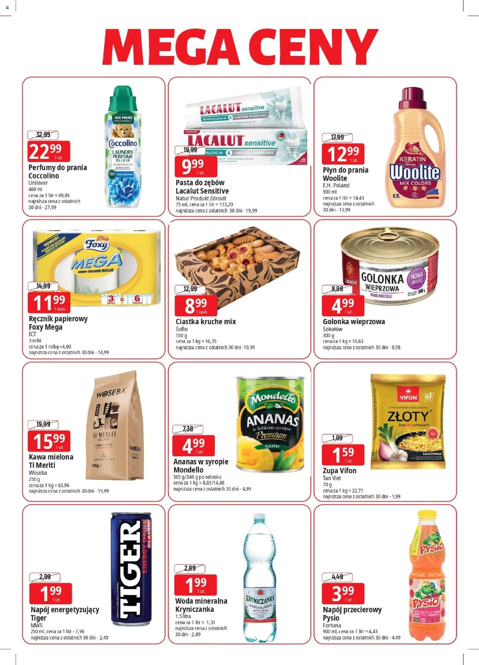 E.Leclerc Gazetka - Elbląg od 26.01.2026 | Strona: 3 | Produkty: Coccolino, Zupa, Kawa, Ciastka