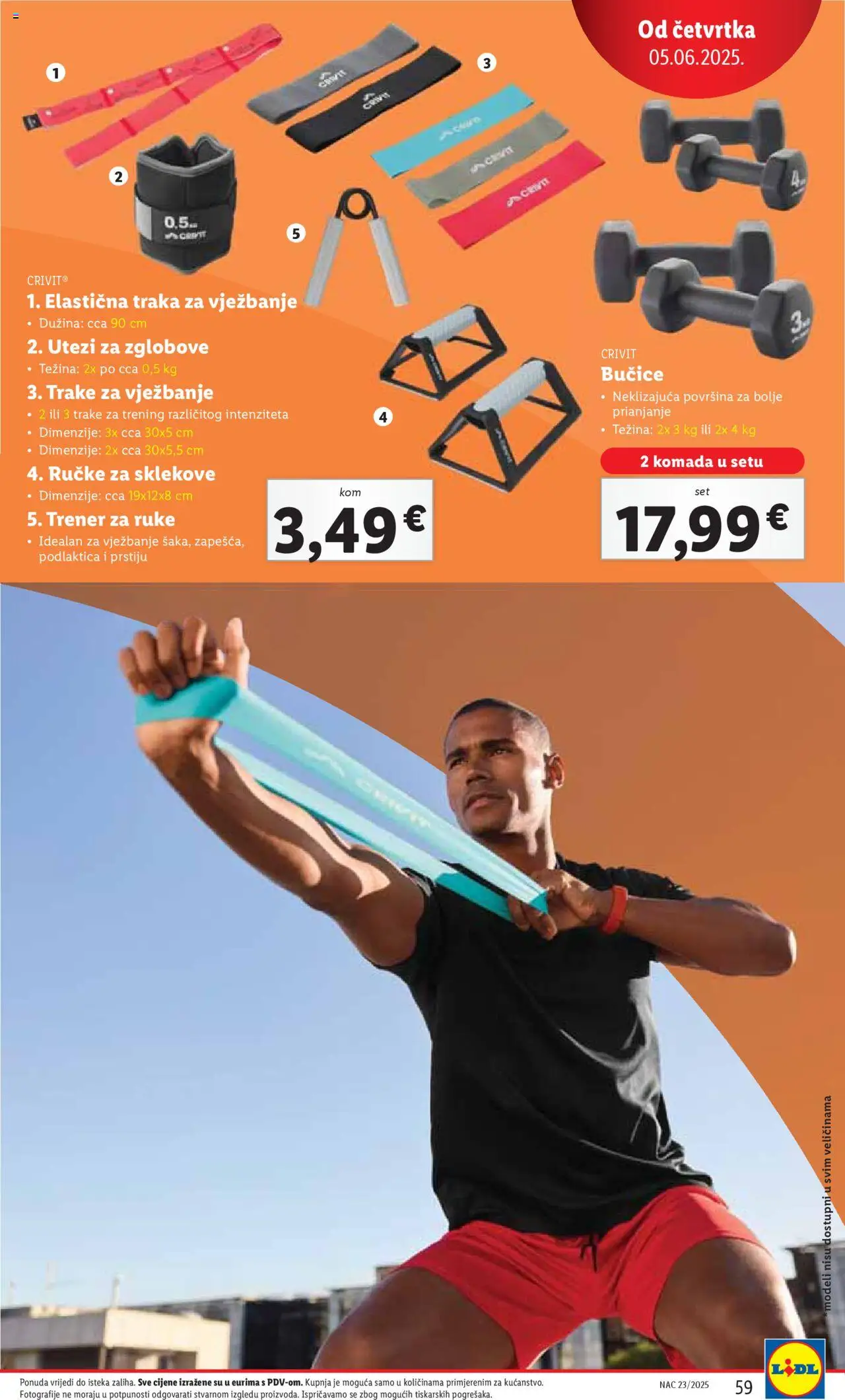 Lidl katalog | vrijedi od 02.06.2025 | Stranica: 59 | Proizvodi: Bučice