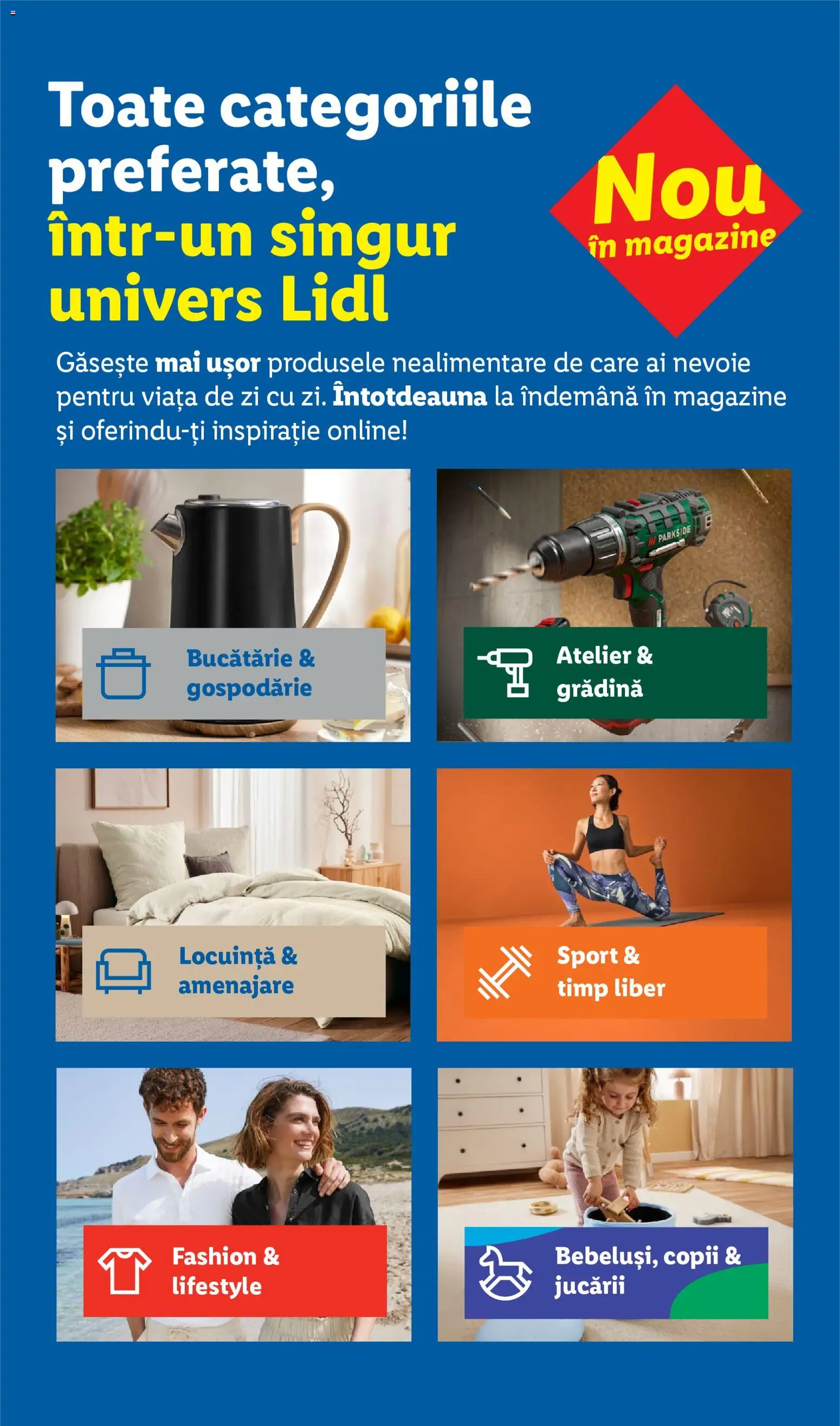 Noul catalog Lidl – valabil de la 24.04.2026 | Pagină: 1 | Produse: Bucătărie