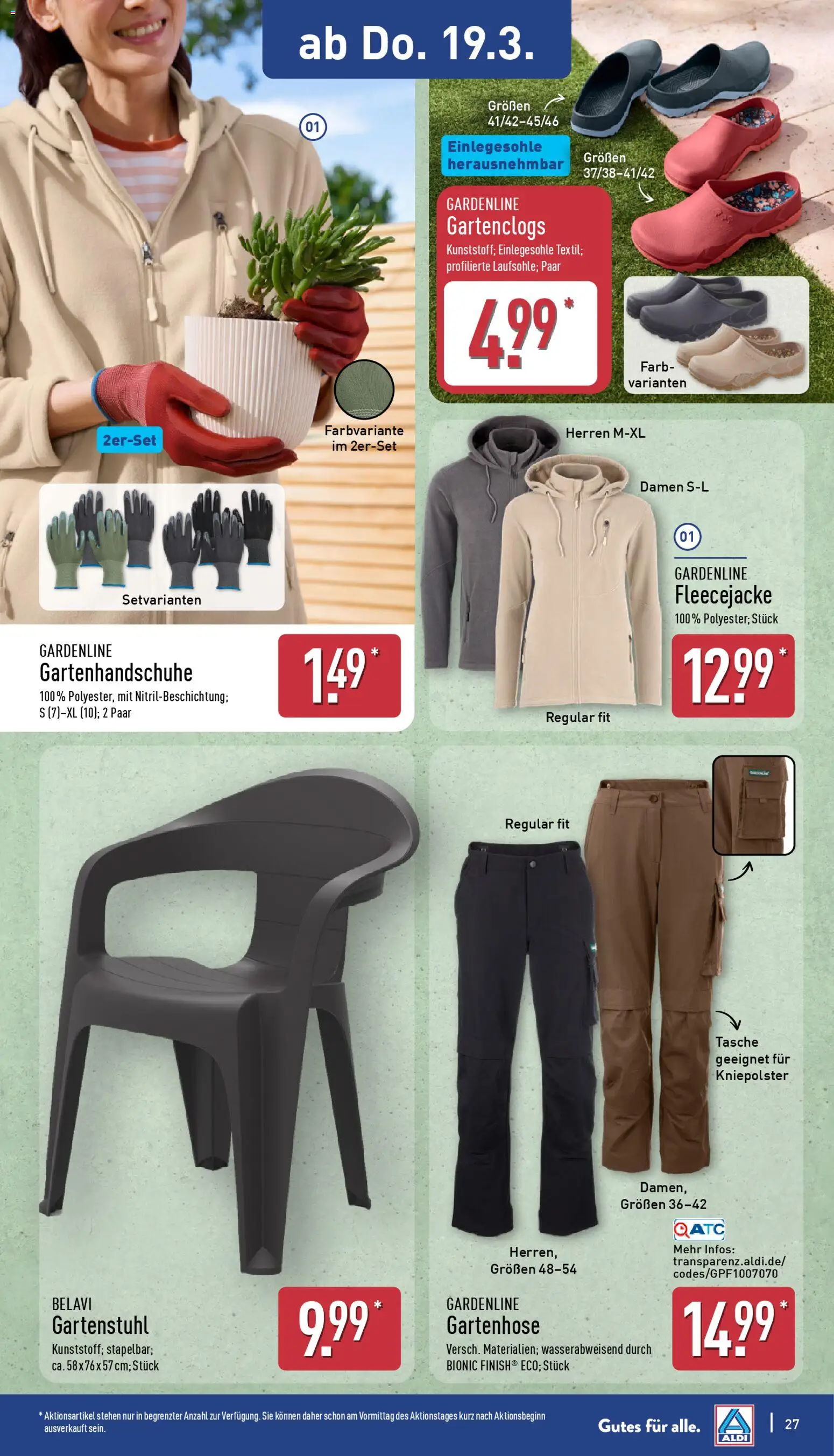 Aldi Prospekt 	 – gültig ab 16.03.2026 | Seite: 27 | Produkte: Tasche, Belavi