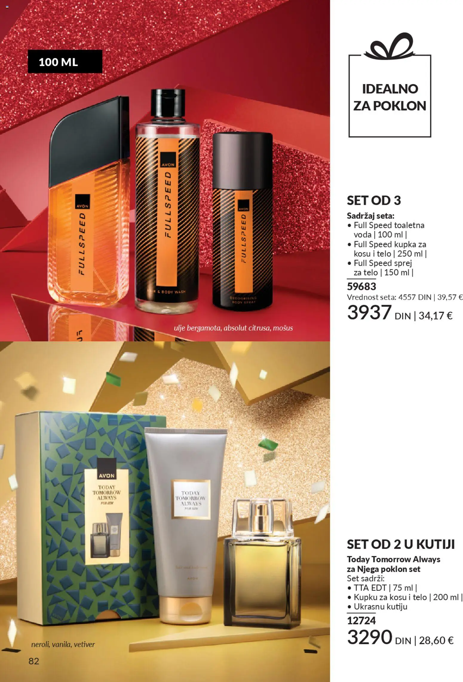 AVON katalog - važi od 29.12.2025 | Strana: 84 | Proizvode: Toaletna voda, Voda, Ulje
