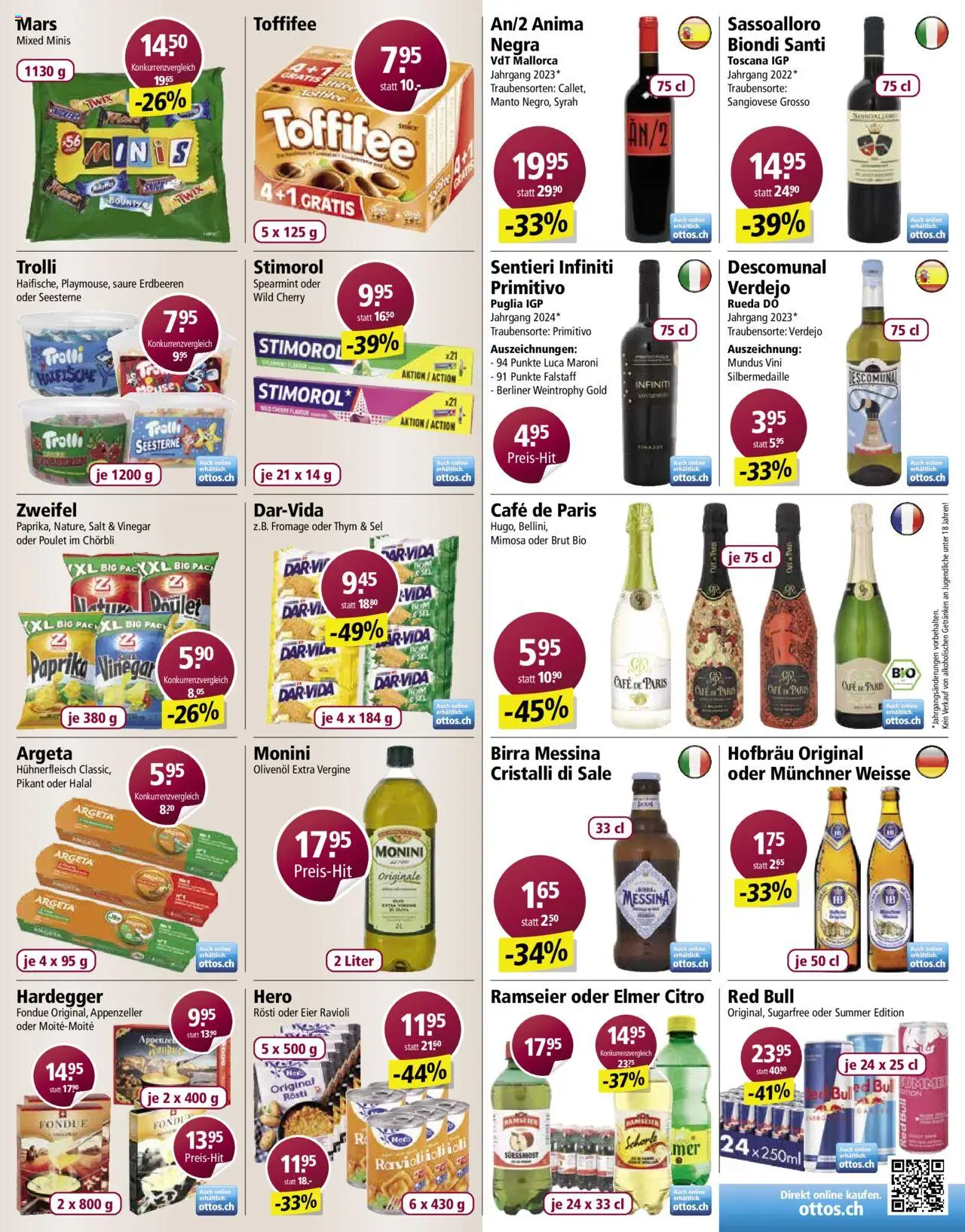 Otto's Aktionen ab 27.08.2025 | Seite: 3 | Produkte: Mars, Hühnerfleisch, Erdbeeren, Fondue