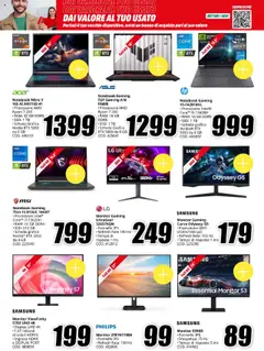 Volantino Media World del 15.09.2025 | Pagina: 23 | Prodotti: Monitor, Notebook, Samsung