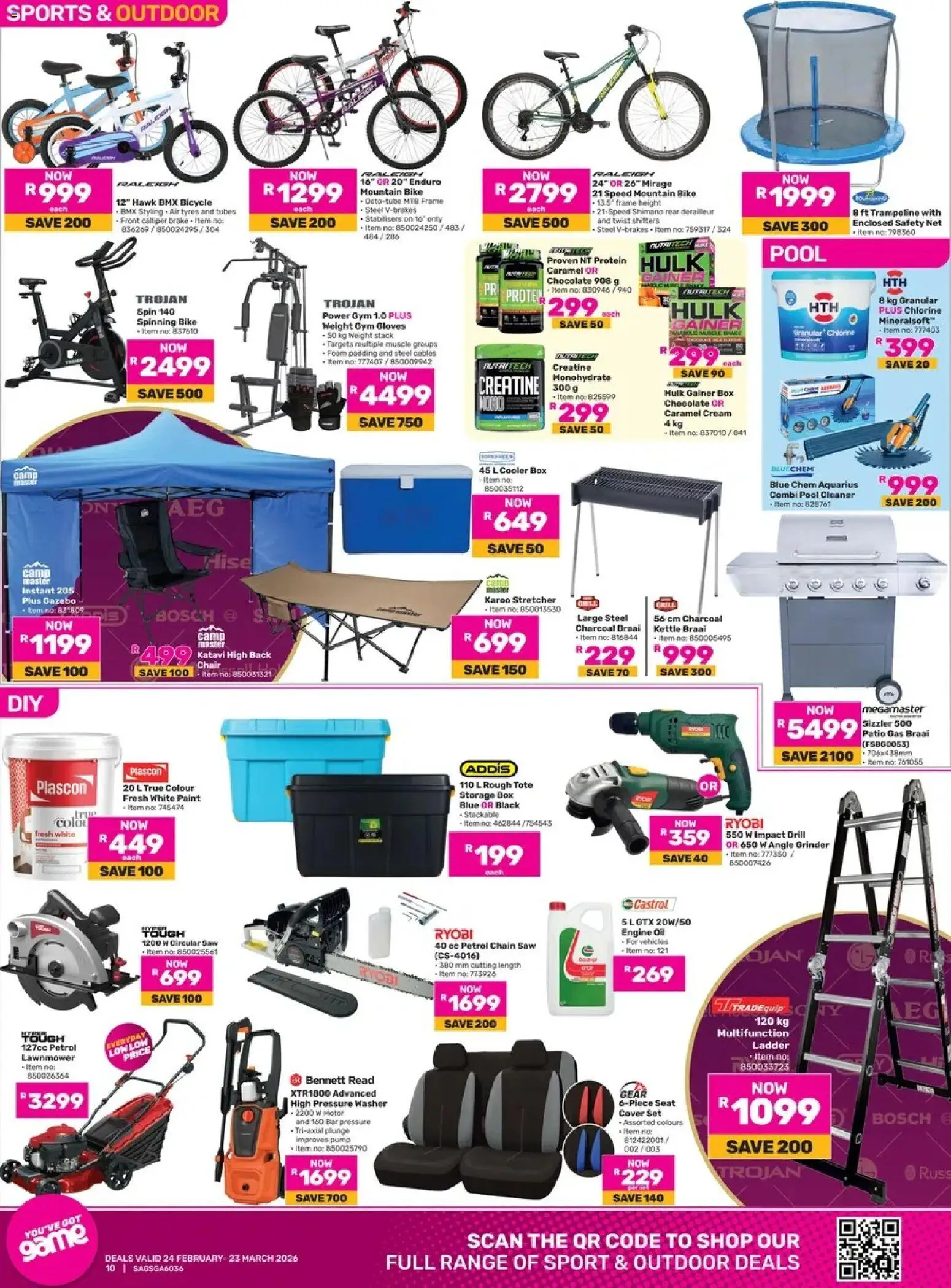 New Game catalogue – valid from 24.02.2026 | Page: 10 | Products: Cover, Gloves, Chair, Box
