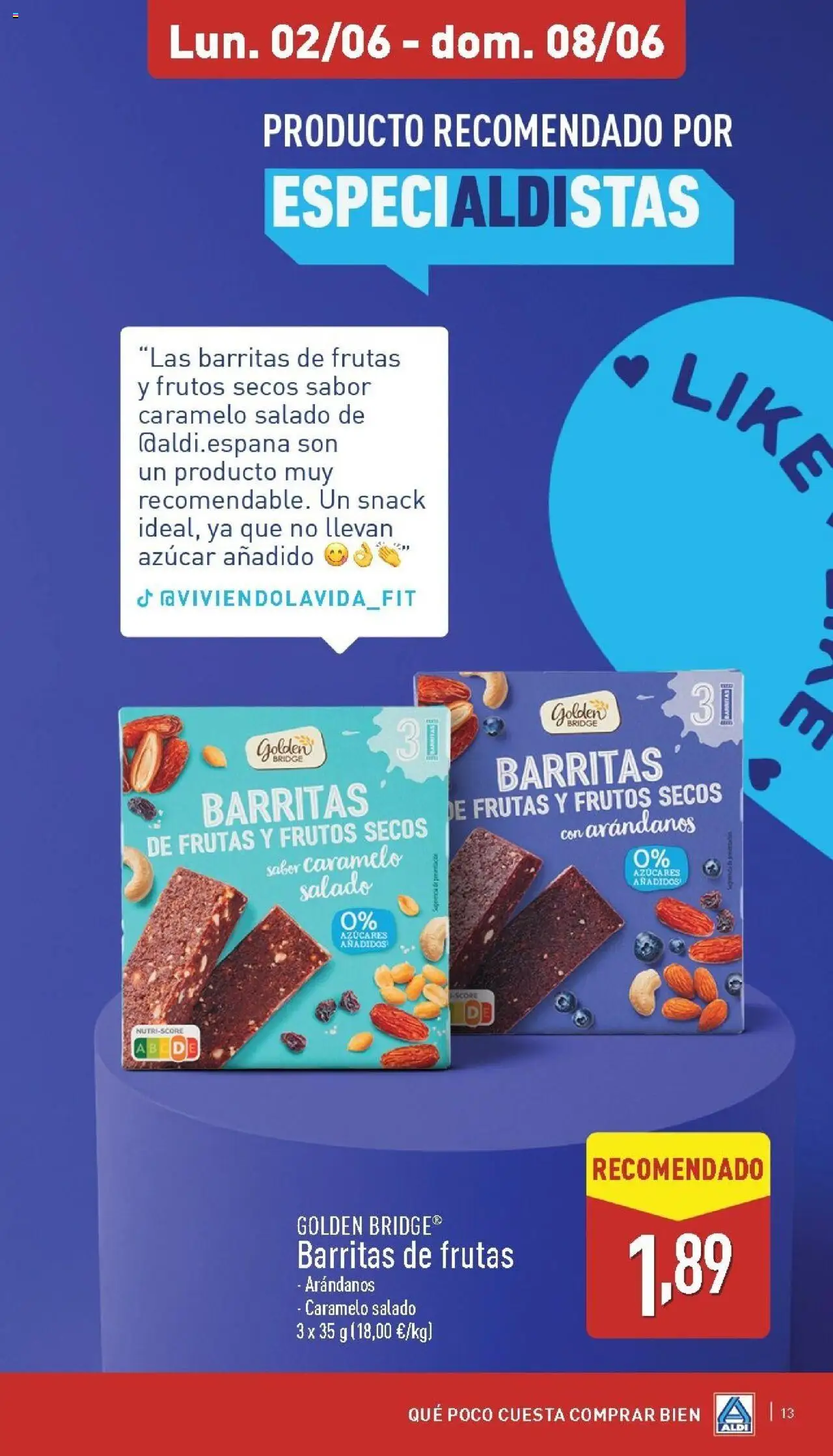 Aldi folleto Península │ válido desde el 02.06.2025 | Página: 13 | Productos: Frutos secos