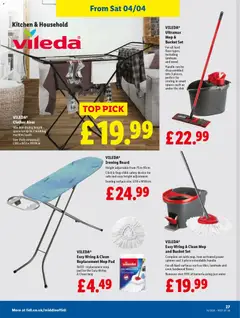 Preview of Lidl - Lidl Weekly valid from 02.04.2026 | Page: 35 | Products: Handle, Kitchen, Floor, Washing machine