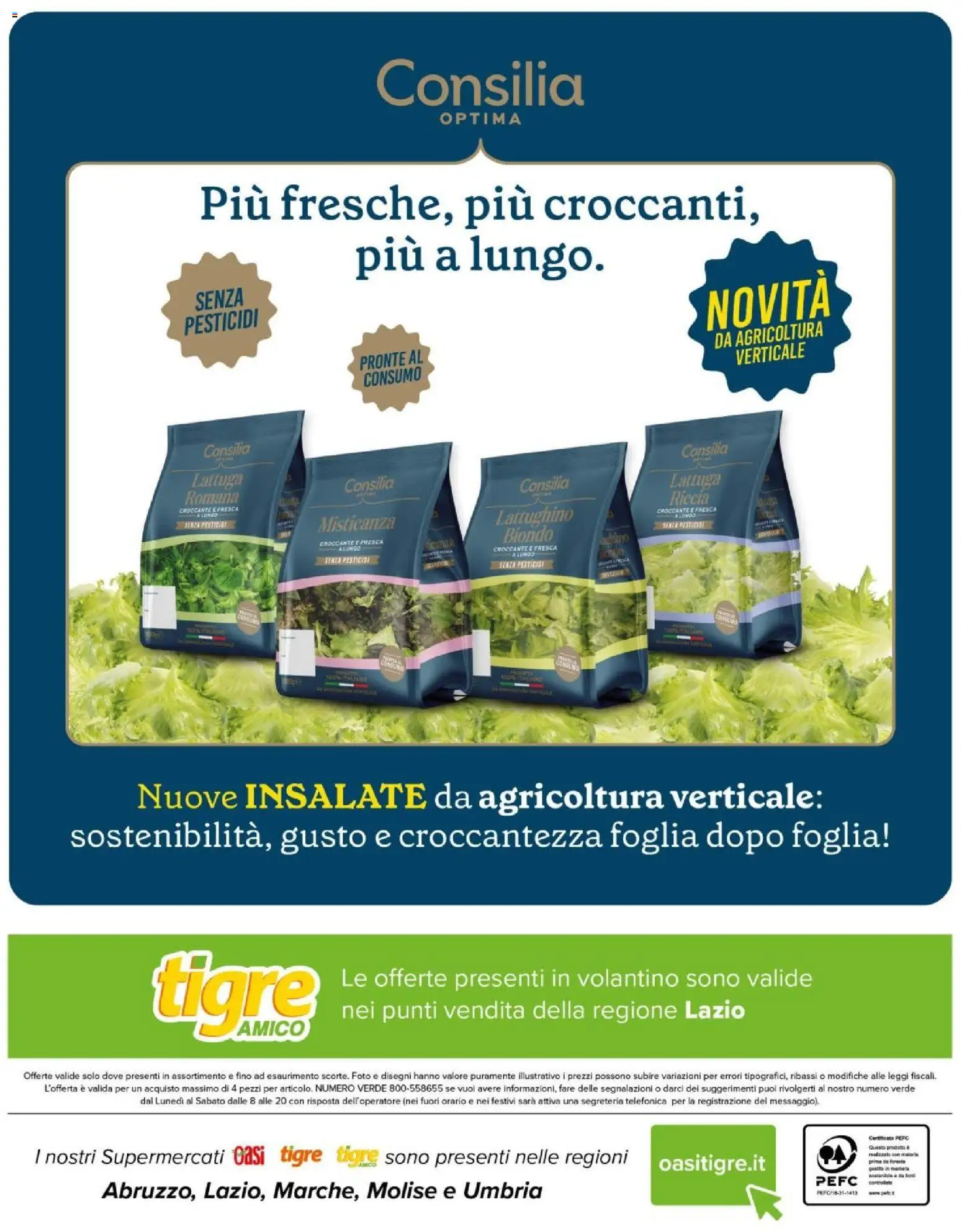 Volantino Tigre del 10.03.2026 | Pagina: 12 | Prodotti: Misticanza, Lattuga