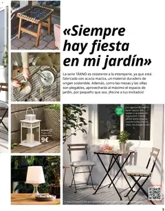 Vista previa Catálogo IKEA Muebles de exterior válido desde el 10.12.2025 | Página: 5 | Productos: Farol, Muebles, Vela, Silla