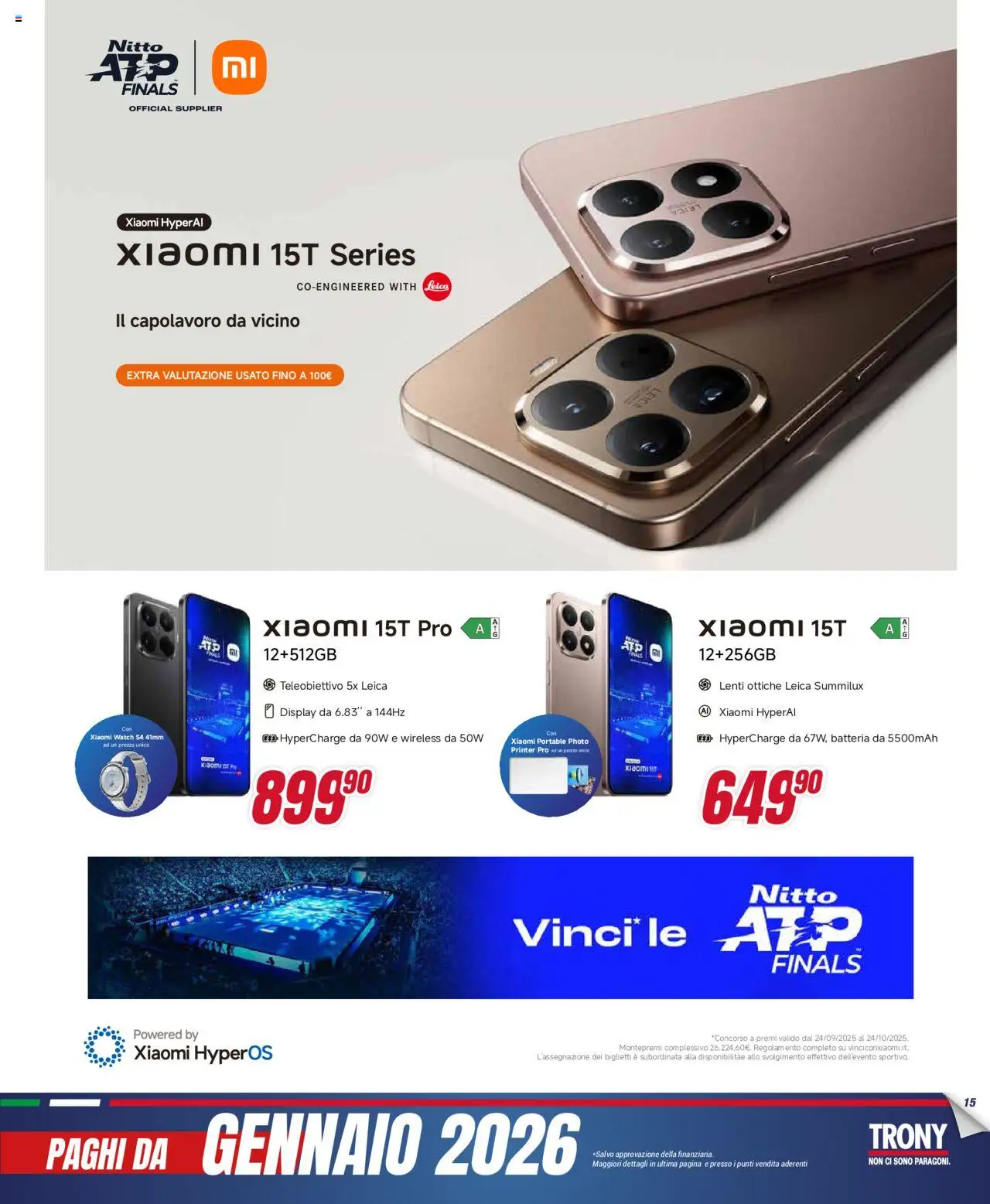 Volantino Trony del 02.10.2025 | Pagina: 15 | Prodotti: Xiaomi, Cd, Batteria