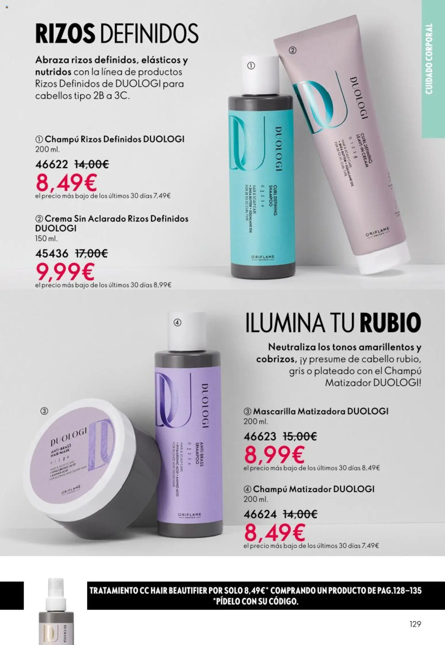 Oriflame - Catálogo Campaña 15 │ válido desde el 29.10.2025 | Página: 129 | Productos: Champú, Crema