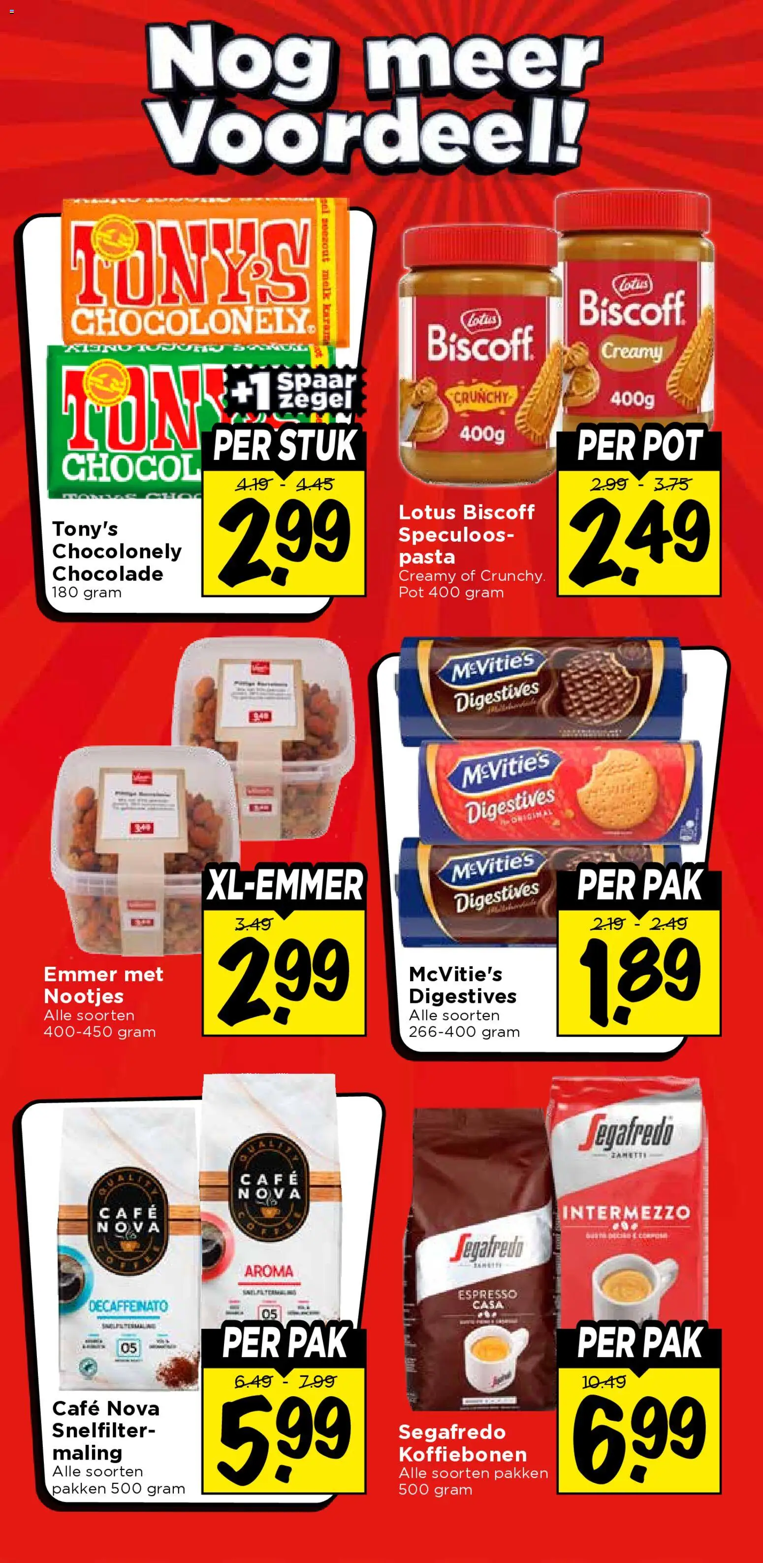 {H1} | Pagina: 28 | Producten: Melk, Chocolade, Koffiebonen, Pasta