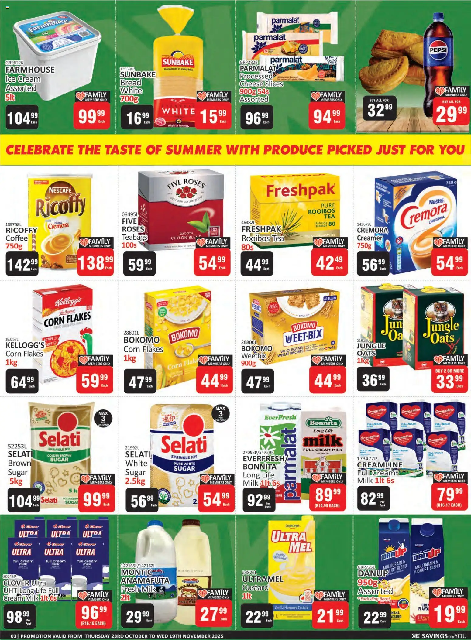 New KIT KAT Cash & Carry catalogue – valid from 23.10.2025 | Page: 3 | Products: Milk, Cheese, Bread, Coffee