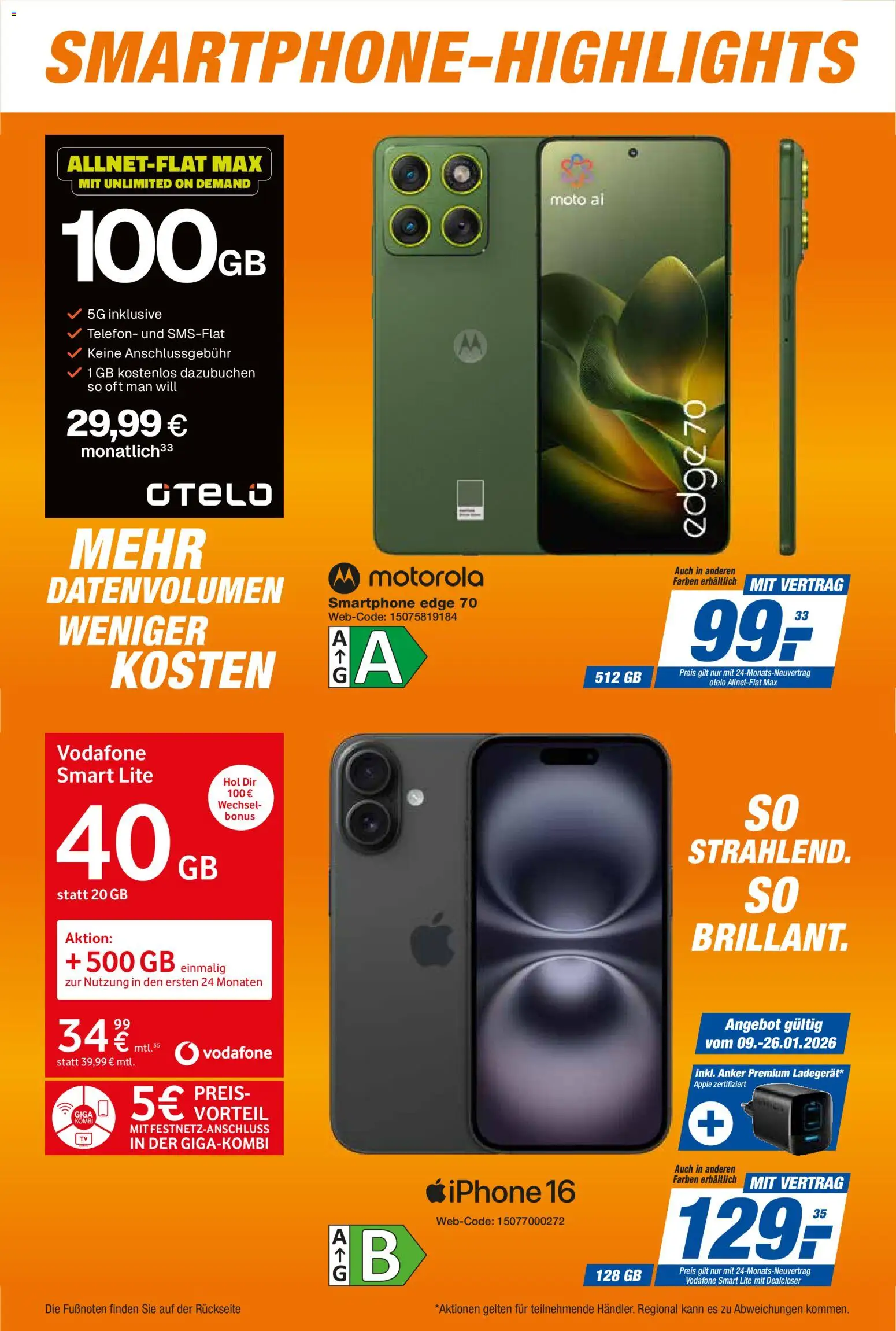 Expert Smarthphone Highlights im Januar – gültig ab 01.01.2026 | Seite: 16 | Produkte: Iphone, Apple, Telefon, Smartphone