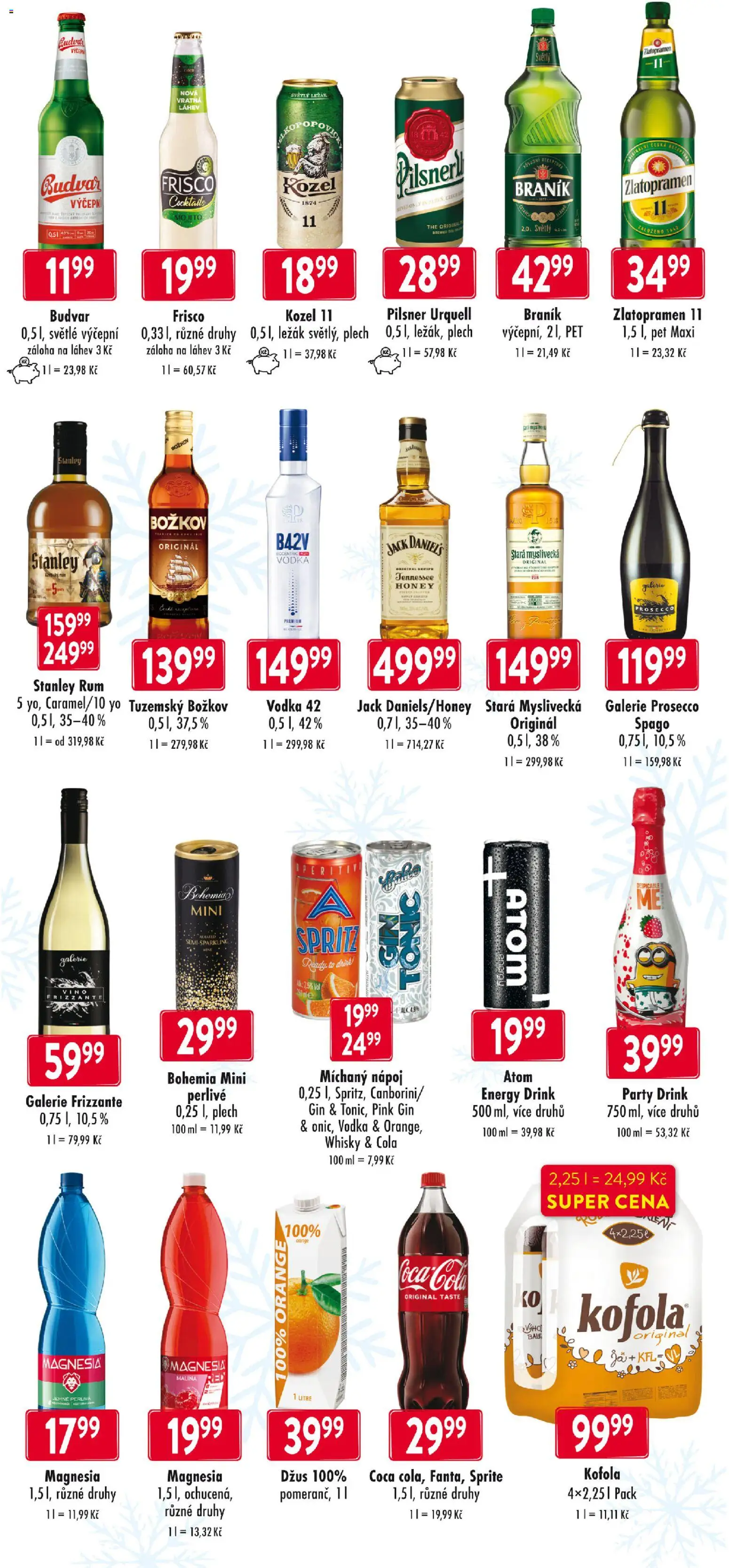 Astur & Qanto leták od 18.12.2025 | Strana: 5 | Produkty: Prosecco, Džus, Vodka, Pilsner