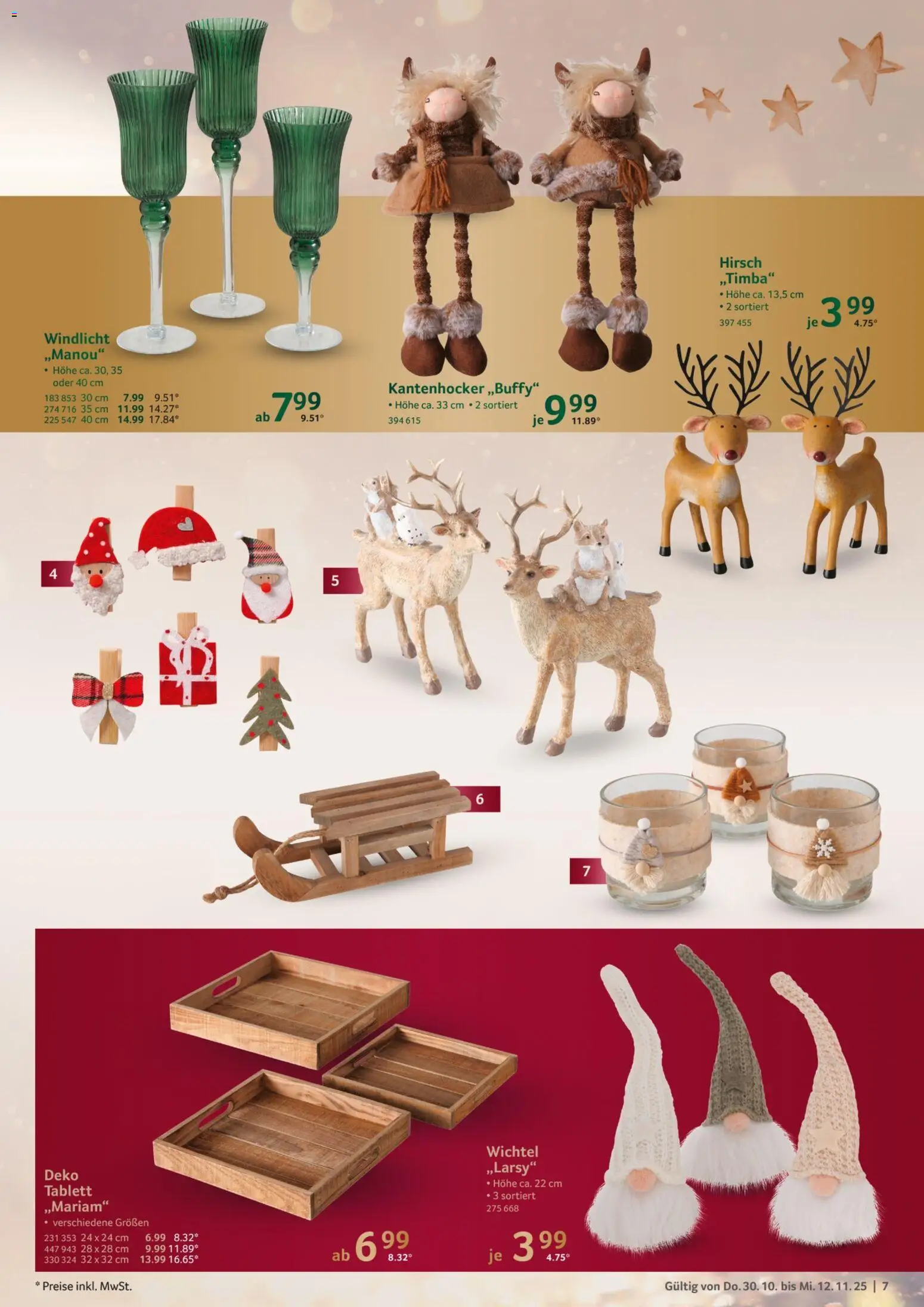 Selgros Weihnachtsdekoration – gültig ab 30.10.2025 | Seite: 7