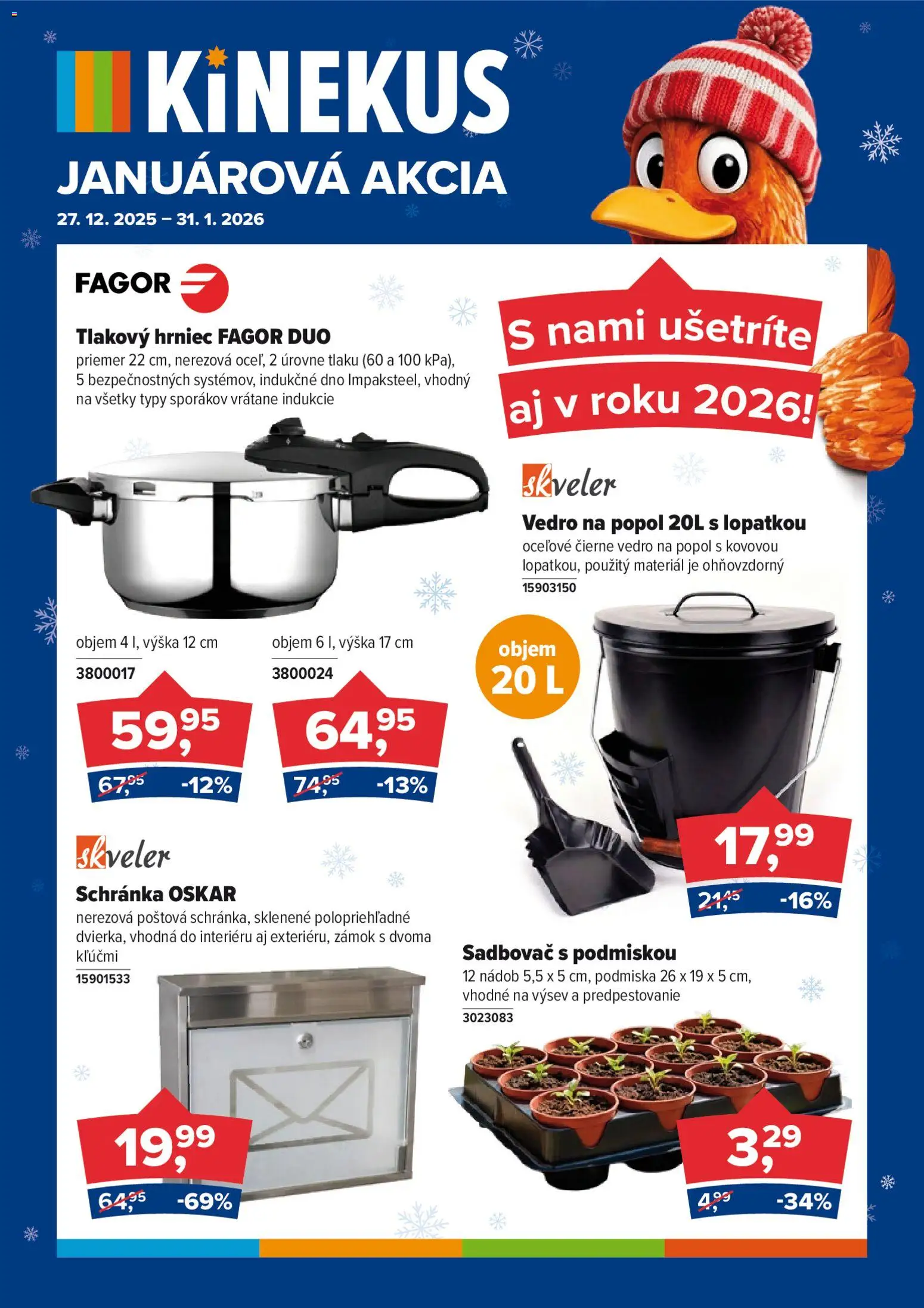 Nové Kinekus akcie – leták je platný od 27.12.2025 | Strana: 1