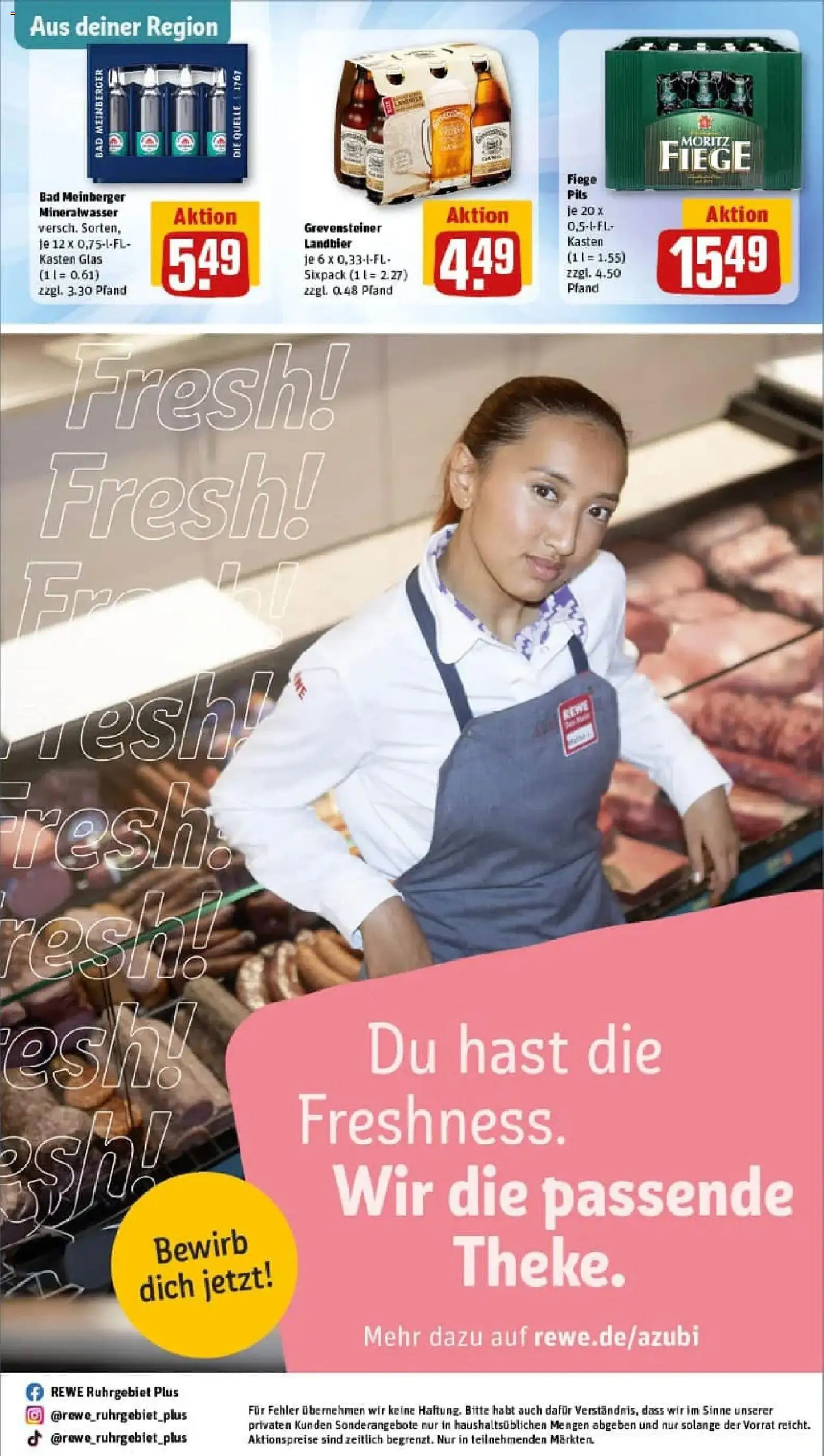 Rewe prospekt Coesfeld	 – gültig ab 26.01.2026 | Seite: 28 | Produkte: Bad, Pils, Mineralwasser