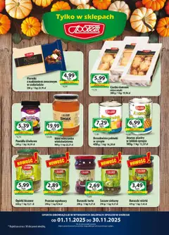 Pogląd oferty "Społem Gazetka" - ważna od 01.11.2025 | Strona: 8 | Produkty: Powidła śliwkowe, Ananas, Ciastka, Ogórki