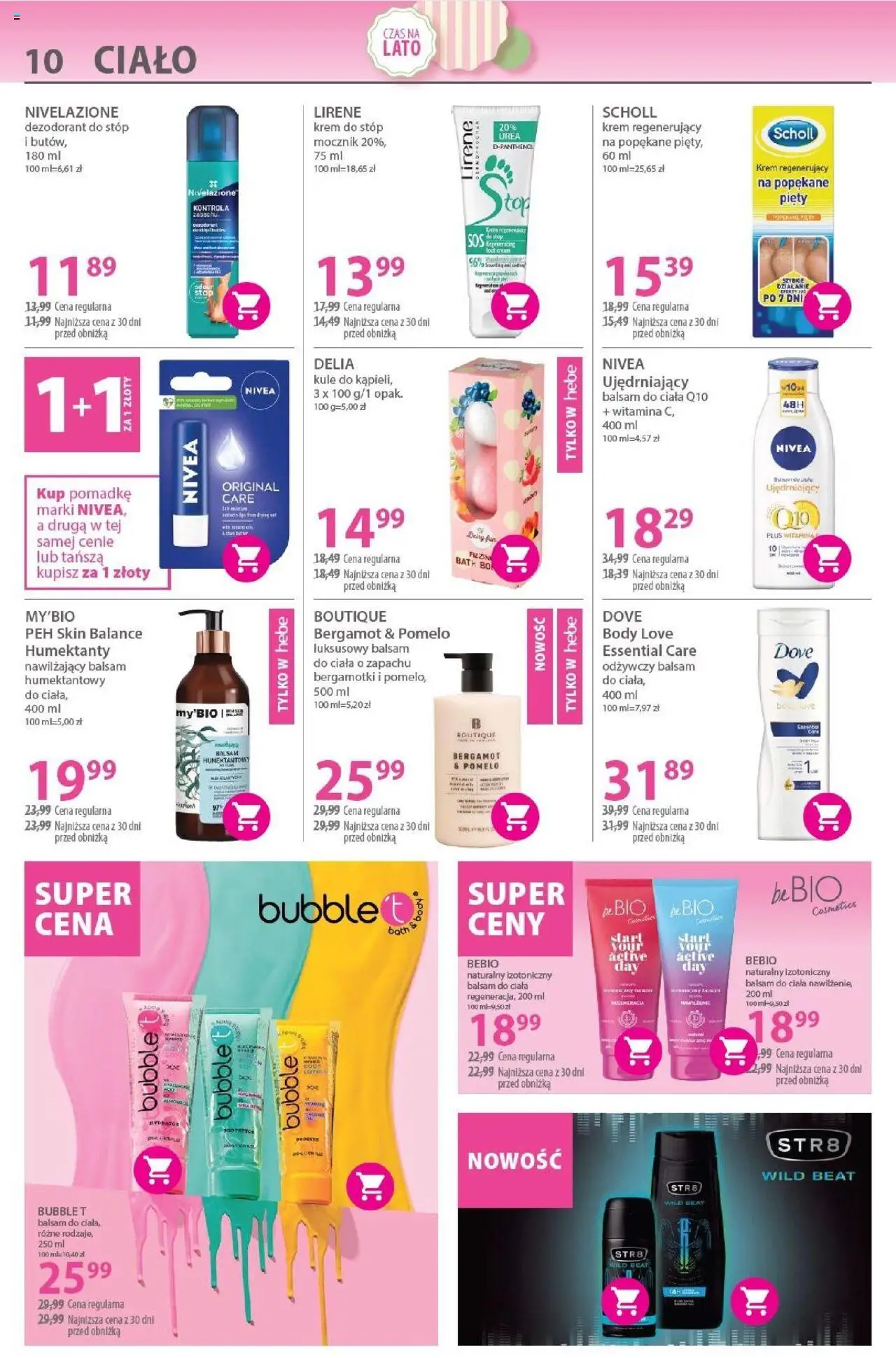 Hebe Gazetka od 23.07.2025 | Strona: 10 | Produkty: Pomelo, Body, Krem, Krem do stóp