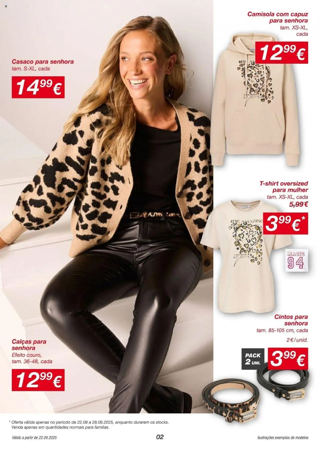 KIK - folheto  │ válido de 21.09.2025 | Página: 2 | Produtos: Casaco, Calças, Camisola, Capuz