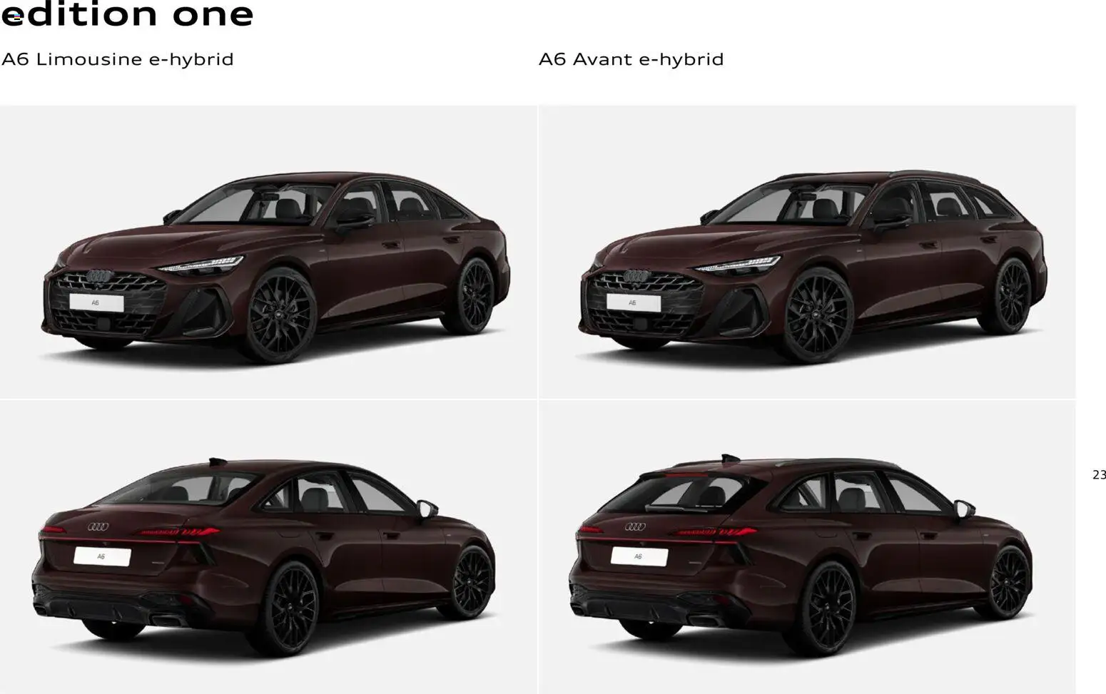 Audi A6 – gültig ab 28.10.2025 | Seite: 23