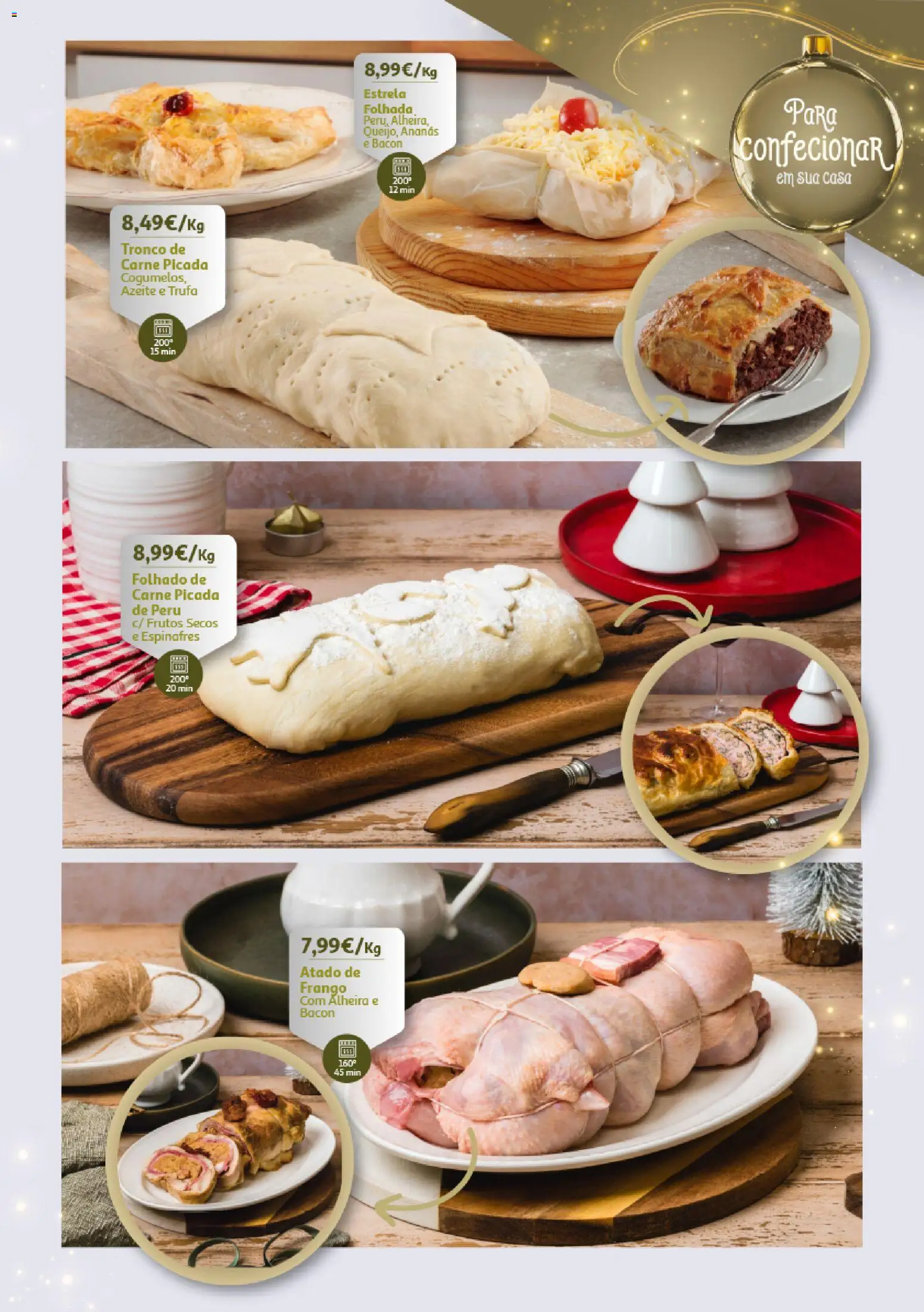 Auchan - Encomendas Natal e Ano Novo │ válido de 13.11.2025 | Página: 15 | Produtos: Frango, Carne picada, Carne, Alheira