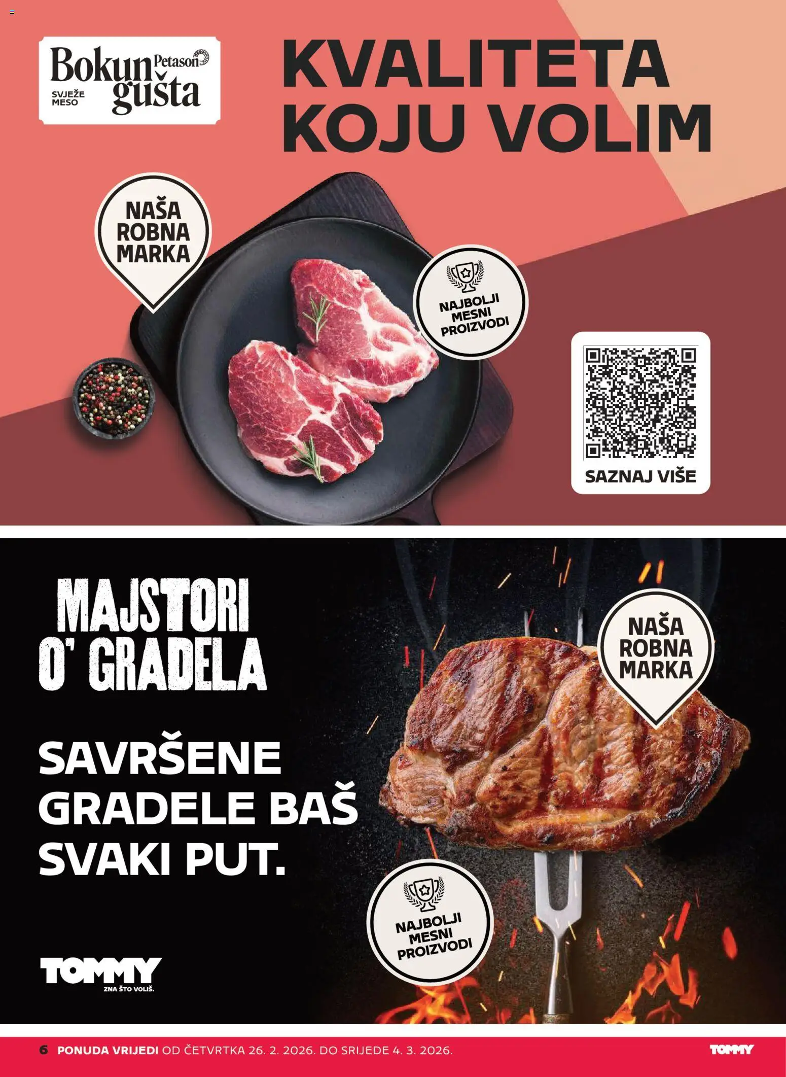 Tommy katalog | vrijedi od 26.02.2026 | Stranica: 6 | Proizvodi: Meso