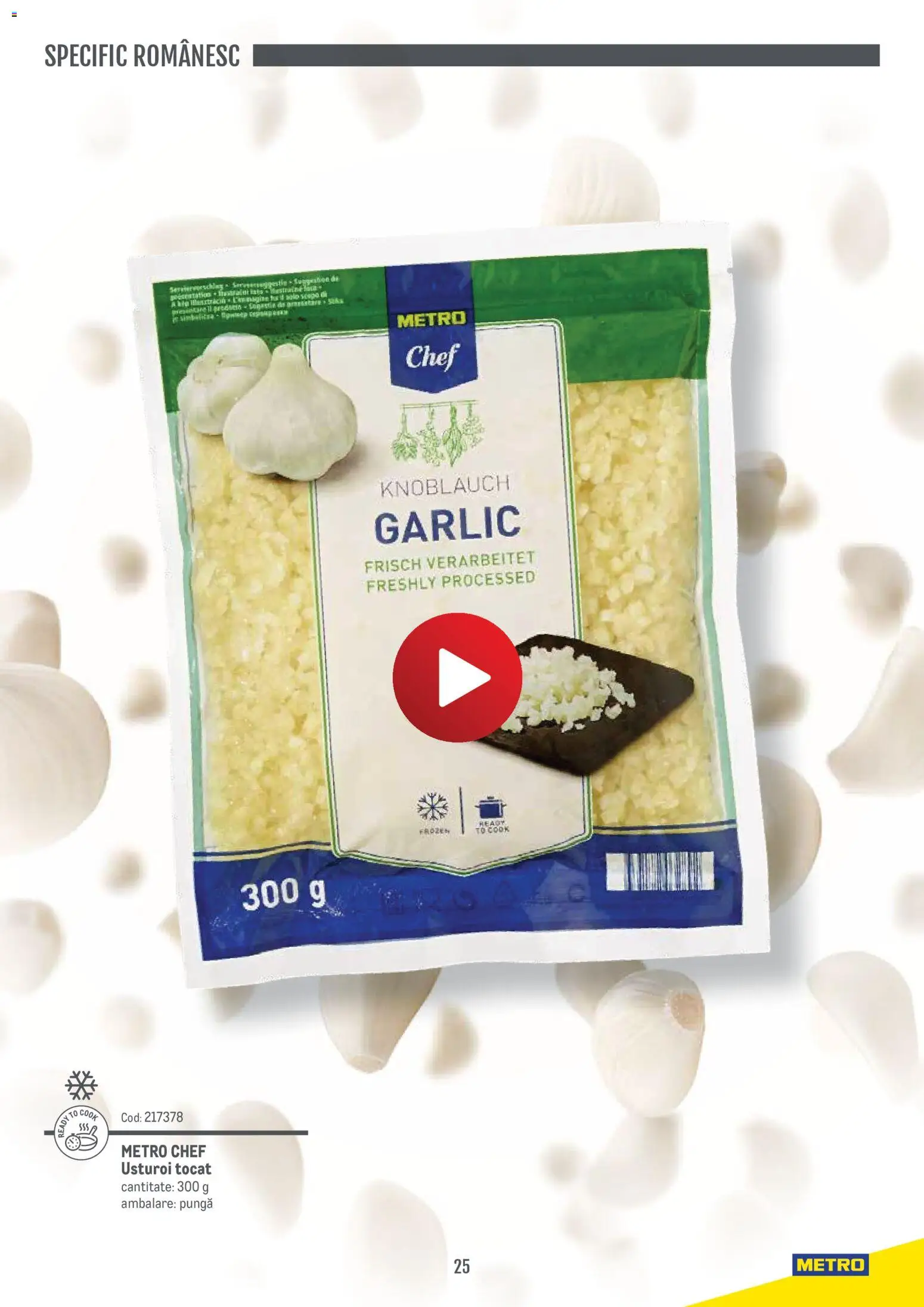 Noul catalog Metro – valabil de la 14.11.2024 | Pagină: 25 | Produse: Pungă, Usturoi