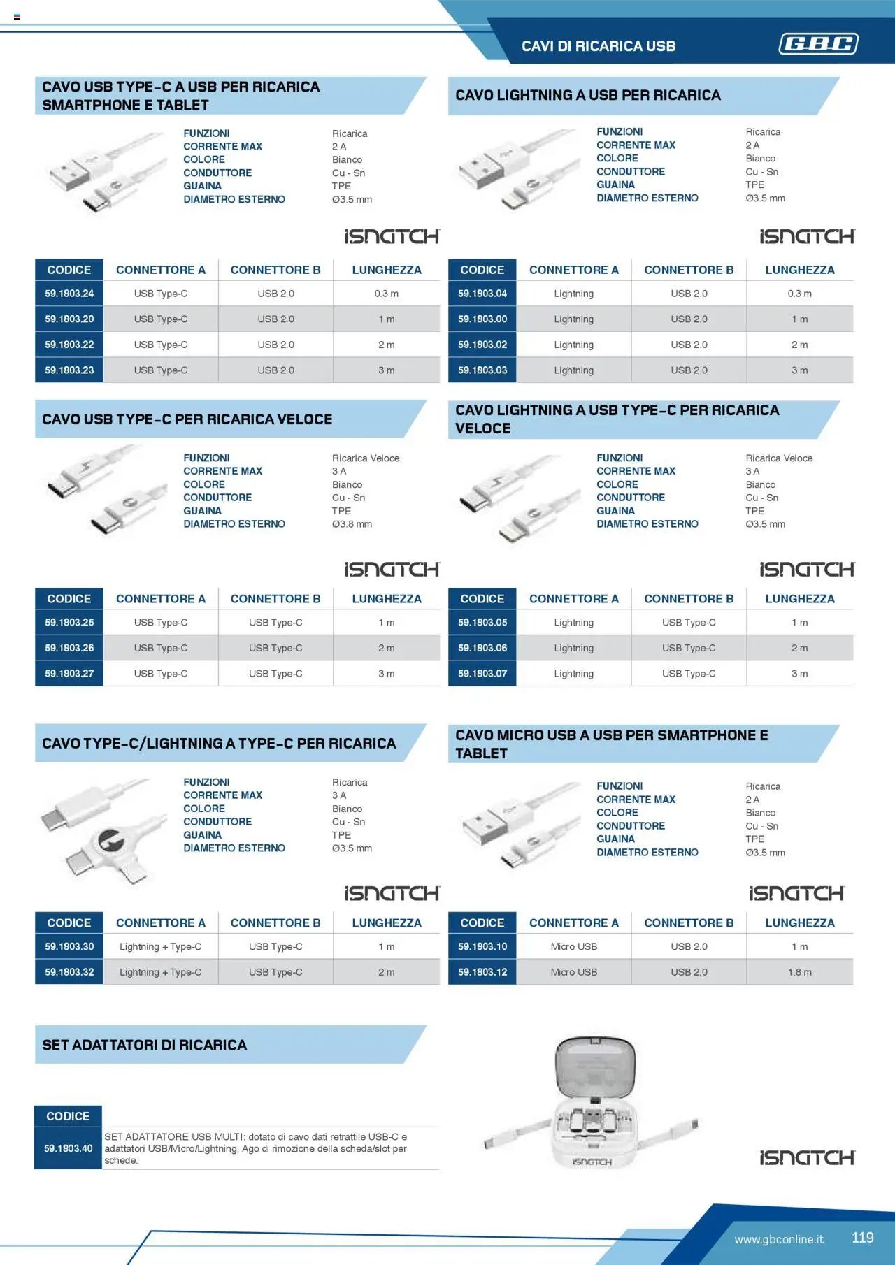 Volantino GBC del 12.04.2025 | Pagina: 119 | Prodotti: Smartphone, Tablet, Connettore, Adattatore
