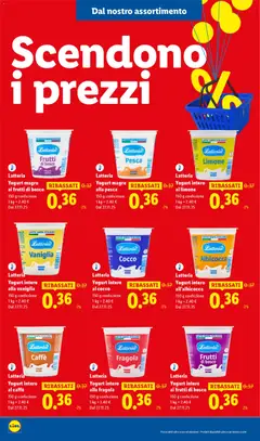 Anteprima del volantino Yogurt intero alla vaniglia, Yogurt intero alla vaniglia, 150 g confezione valido a partire dal 08.01.2026 | Pagina: 18 | Prodotti: Yogurt, Caffè, Pesca, Cocco