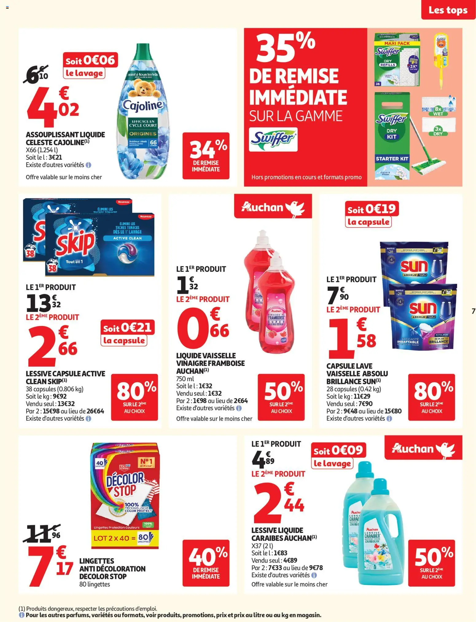 {H1} | Page: 7 | Produits: Framboise, Liquide vaisselle, Lessive Liquide, Lessive