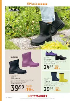 K-Supermarket-mainoslehti voimassa 25.03.2026 alkaen | Sivu: 94 | Tuotteet: Saappaat, Kumisaappaat