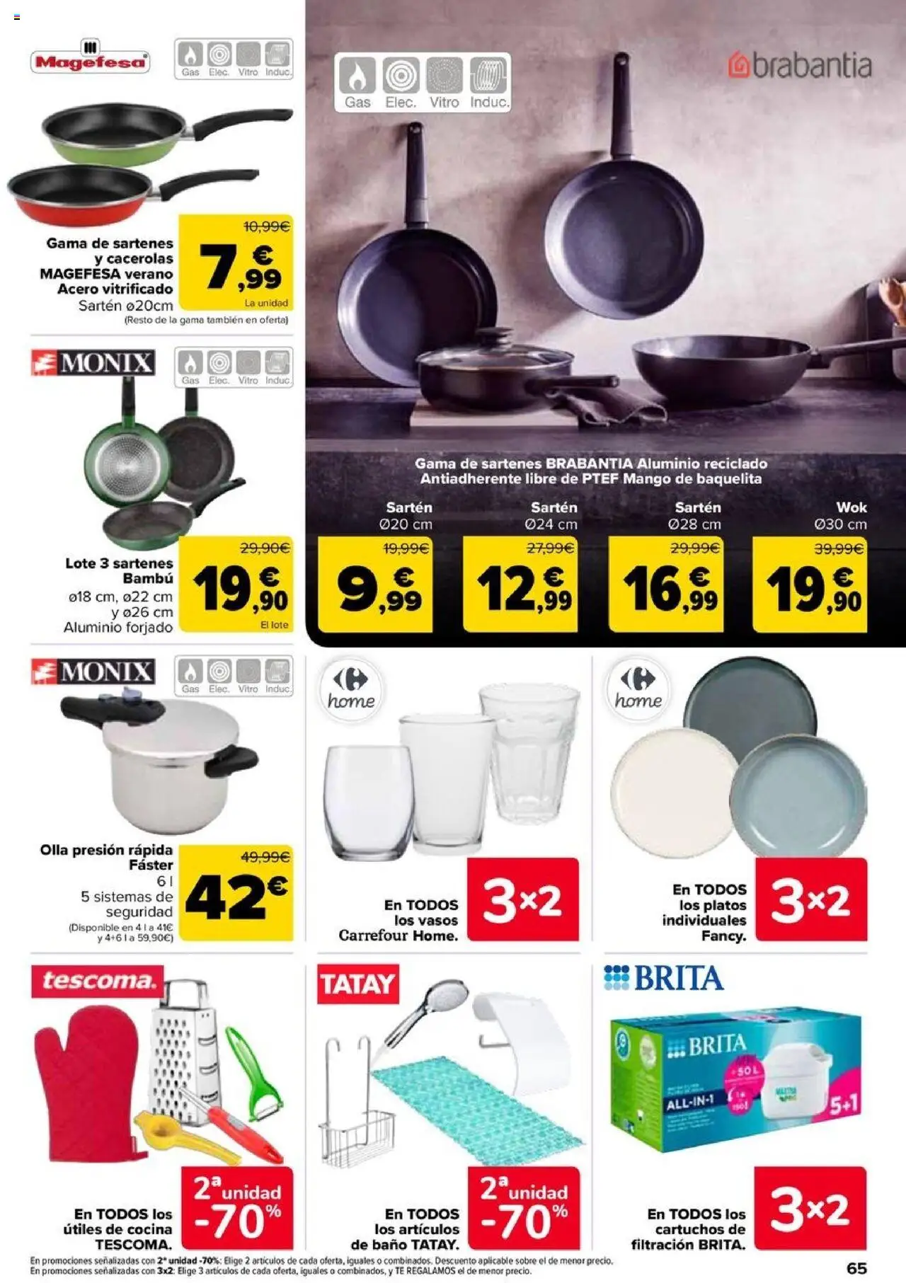 Carrefour folleto │ válido desde el 26.08.2025 | Página: 65 | Productos: Vasos, Té, Cocina, Baño