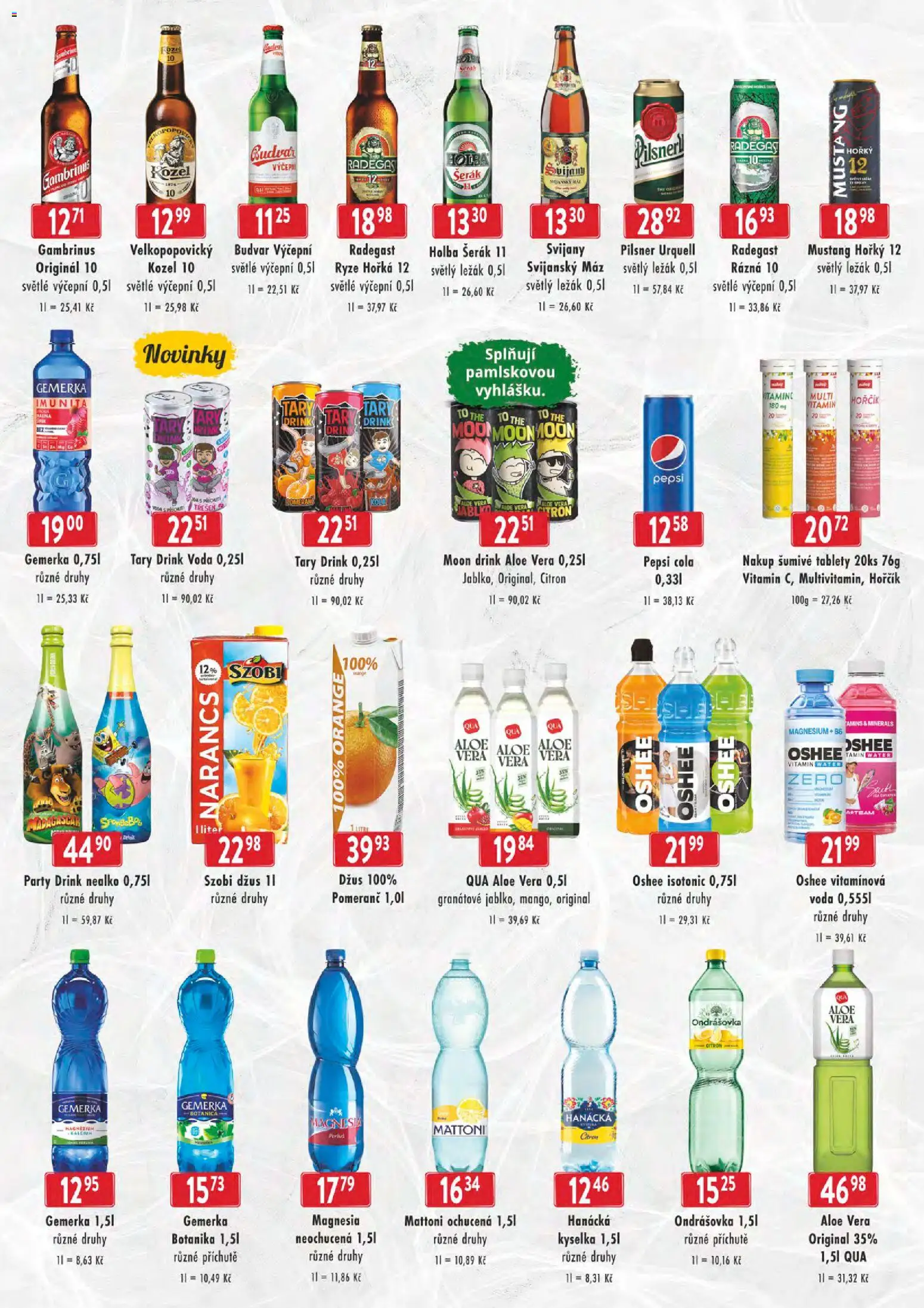 Astur & Qanto leták - cash&carry Jeseník, Krnov od 14.01.2026 | Strana: 3 | Produkty: Budvar, Hořčík, Pilsner, Radegast