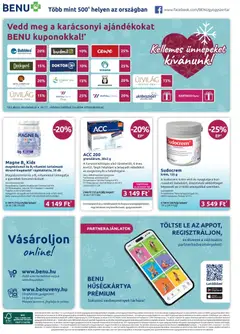 BENU Gyógyszertárak Akciós újság - amely érvényes a következő dátumtól: 01.12.2025 | Oldal: 32