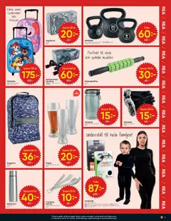 Dollar Store - erbjudanden - Förhandsvisning av reklamblad från butik Dollar Store aktuell från 01.05.2026 | Sida: 3 | Produkter: Underställ, Kettlebell, Ryggsäck, Resväska