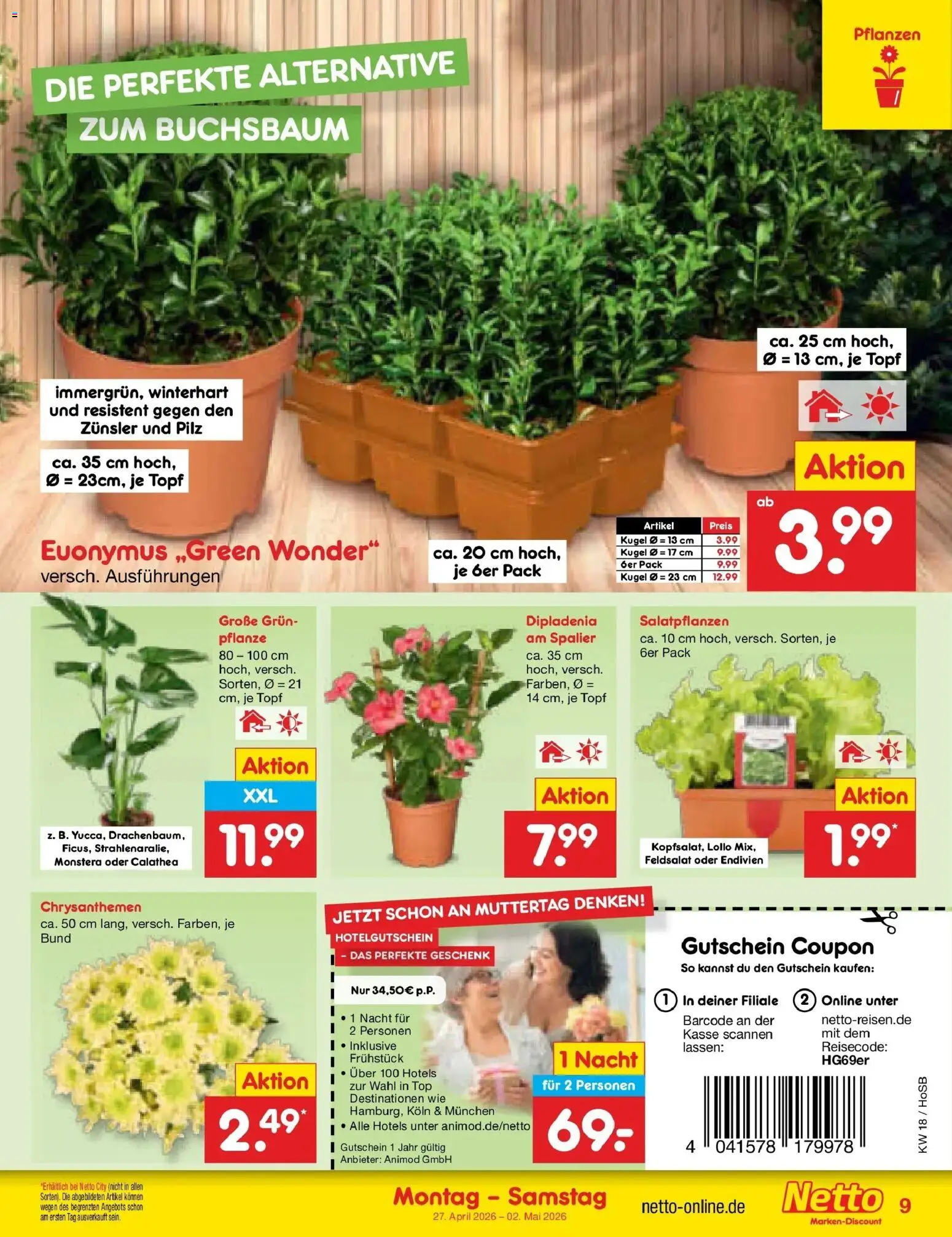 Netto Marken-Discount Prospekt Hannover	 – gültig ab 27.04.2026 | Seite: 11 | Produkte: Top