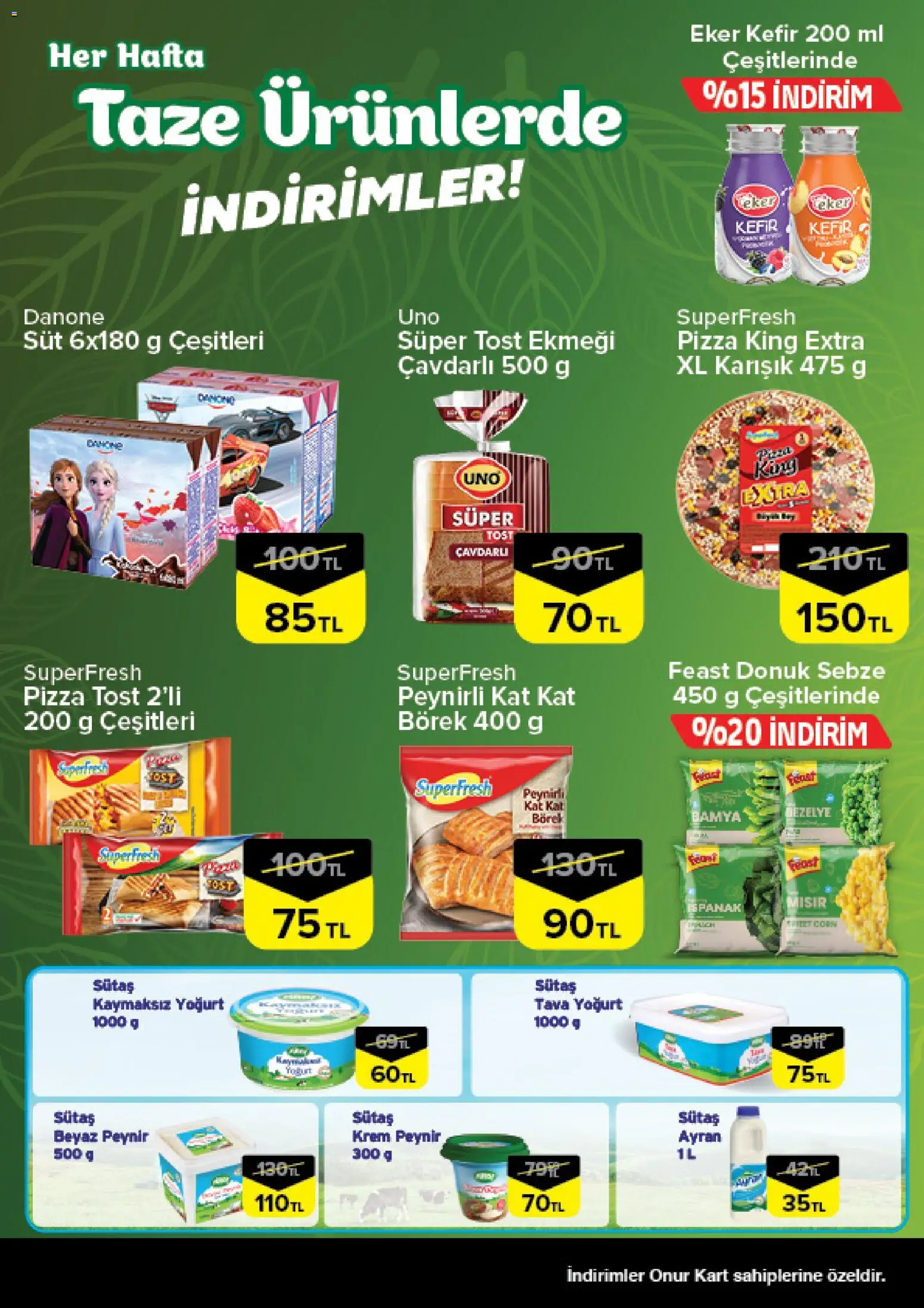 Onur Market Taze Ürünlerde İndirimler - Bursa - 22.01.2026 tarihinden itibaren geçerlidir | Sayfa: 3