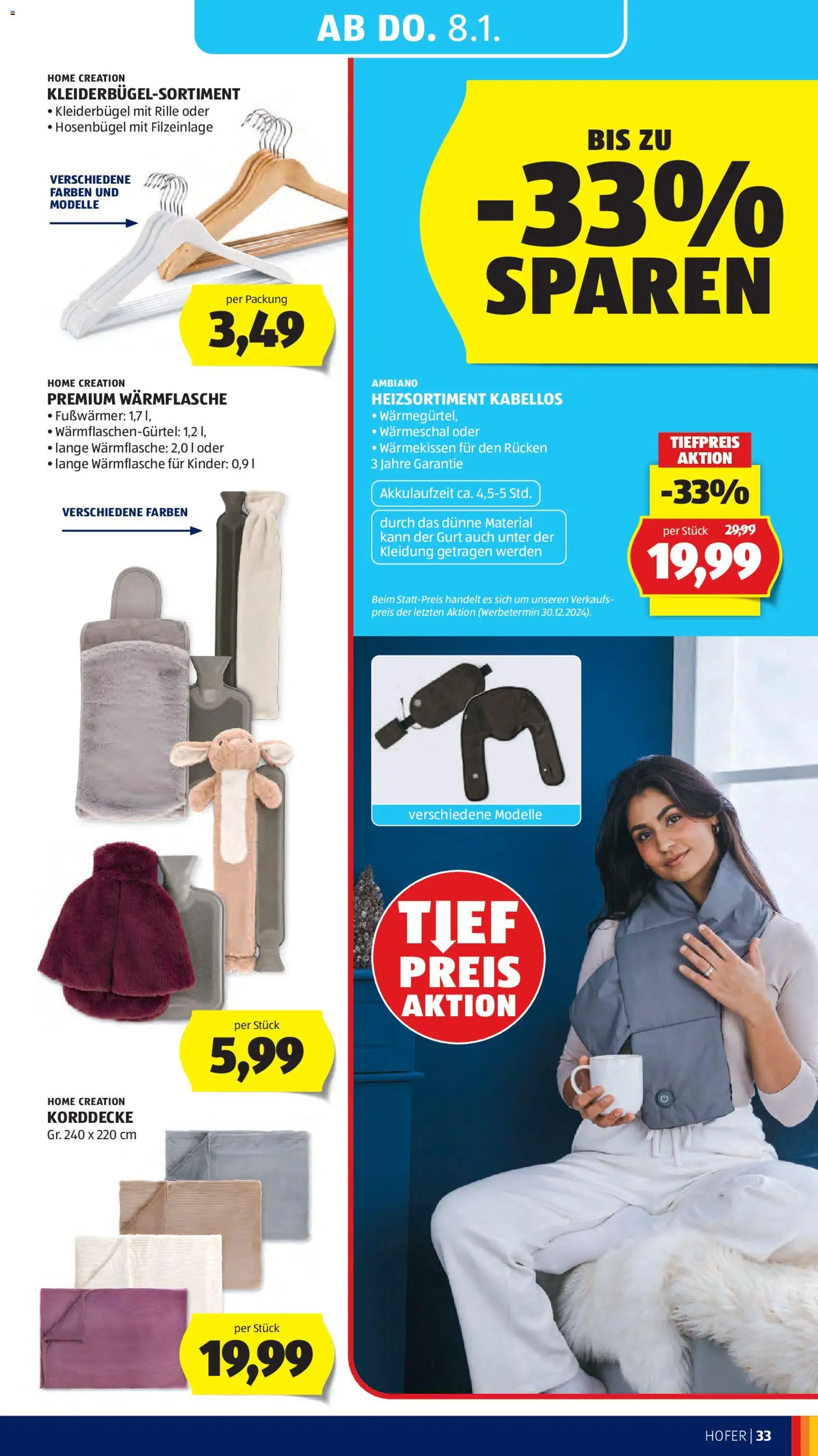 Hofer AT akciós ujság - amely érvényes a következő dátumtól: 02.01.2026 | Oldal: 37