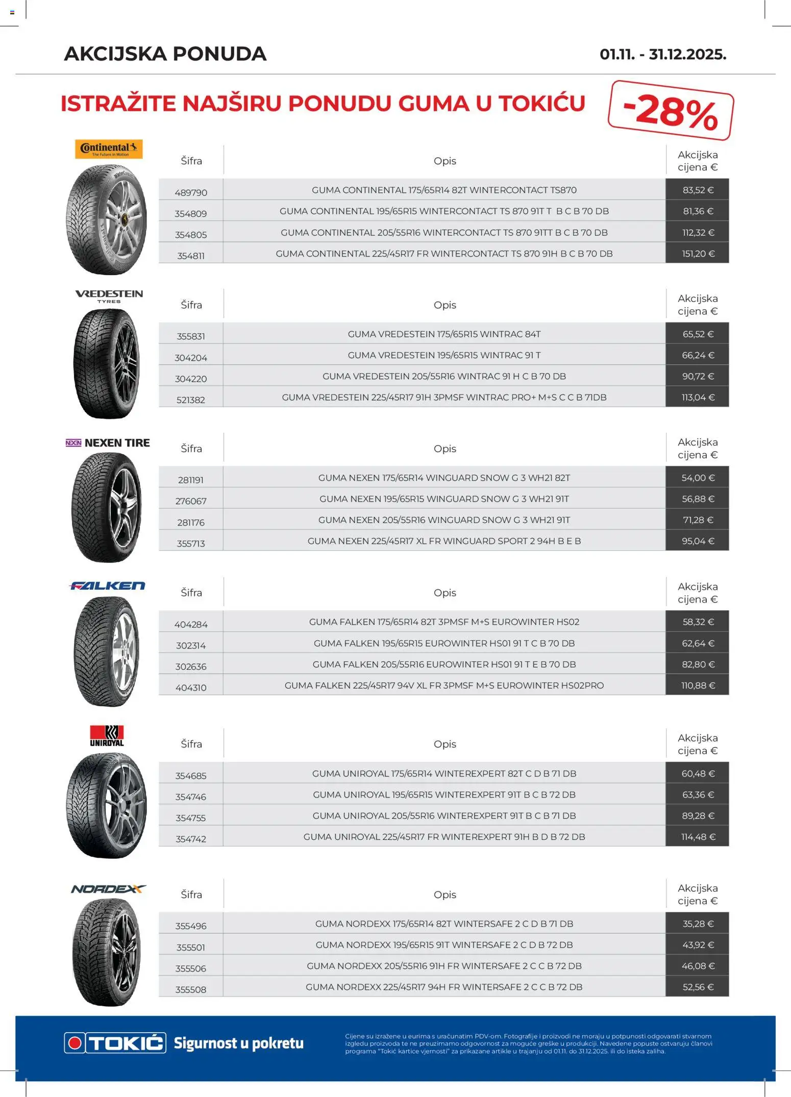 Tokić katalog | vrijedi od 01.11.2025 | Stranica: 2