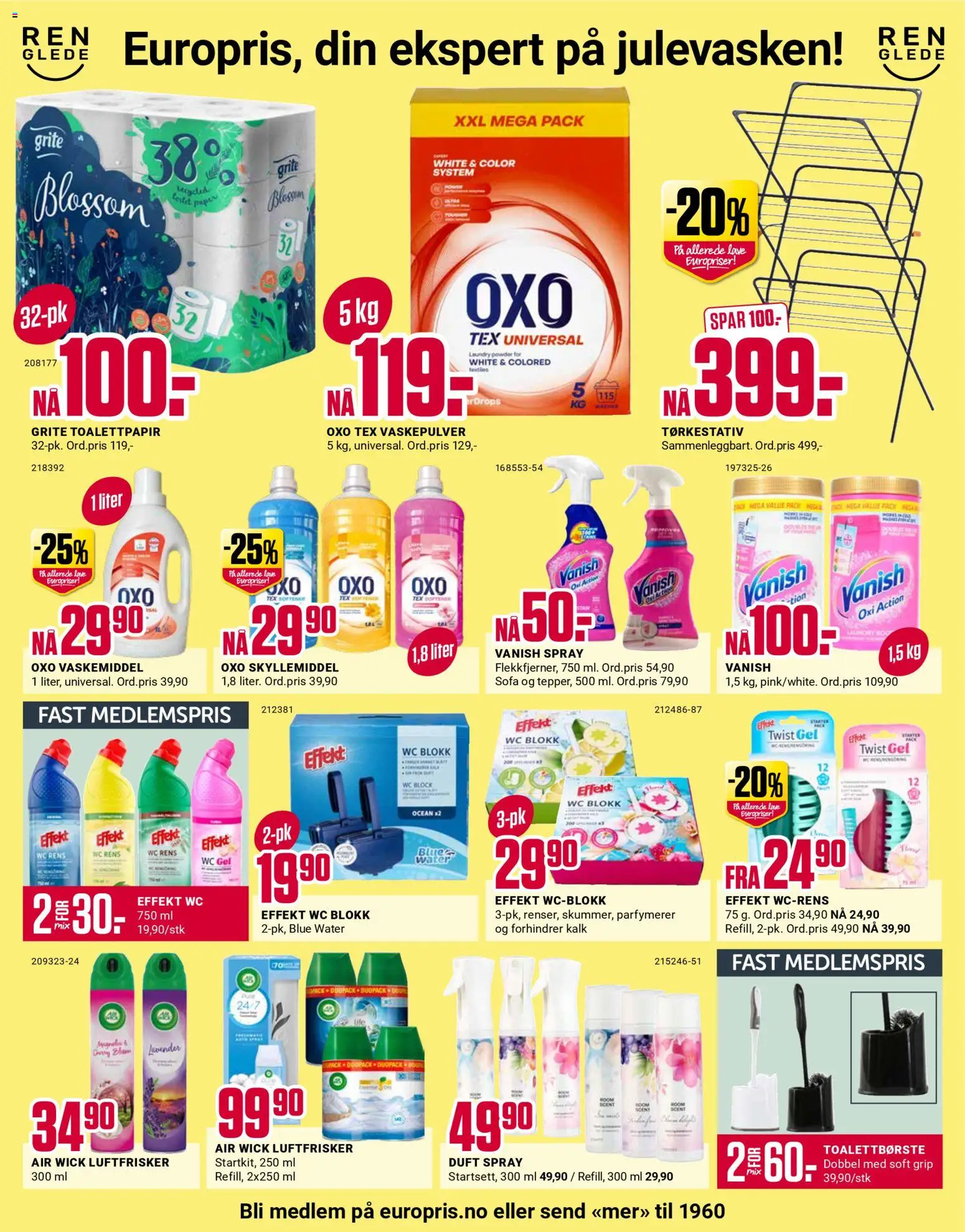 {H1} | Side: 4 | Produkter: Vaskepulver, Суміш дитяча, WC rens, Sofa