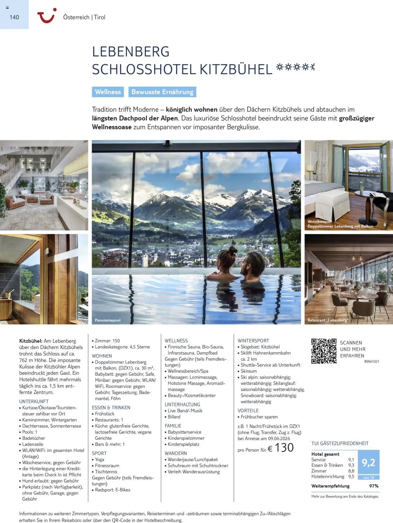 TUI Urlaub mit eigener Anreise 2025/26 – gültig ab 01.11.2025 | Seite: 140 | Produkte: Babybett, Küche, Snowboard, Föhn